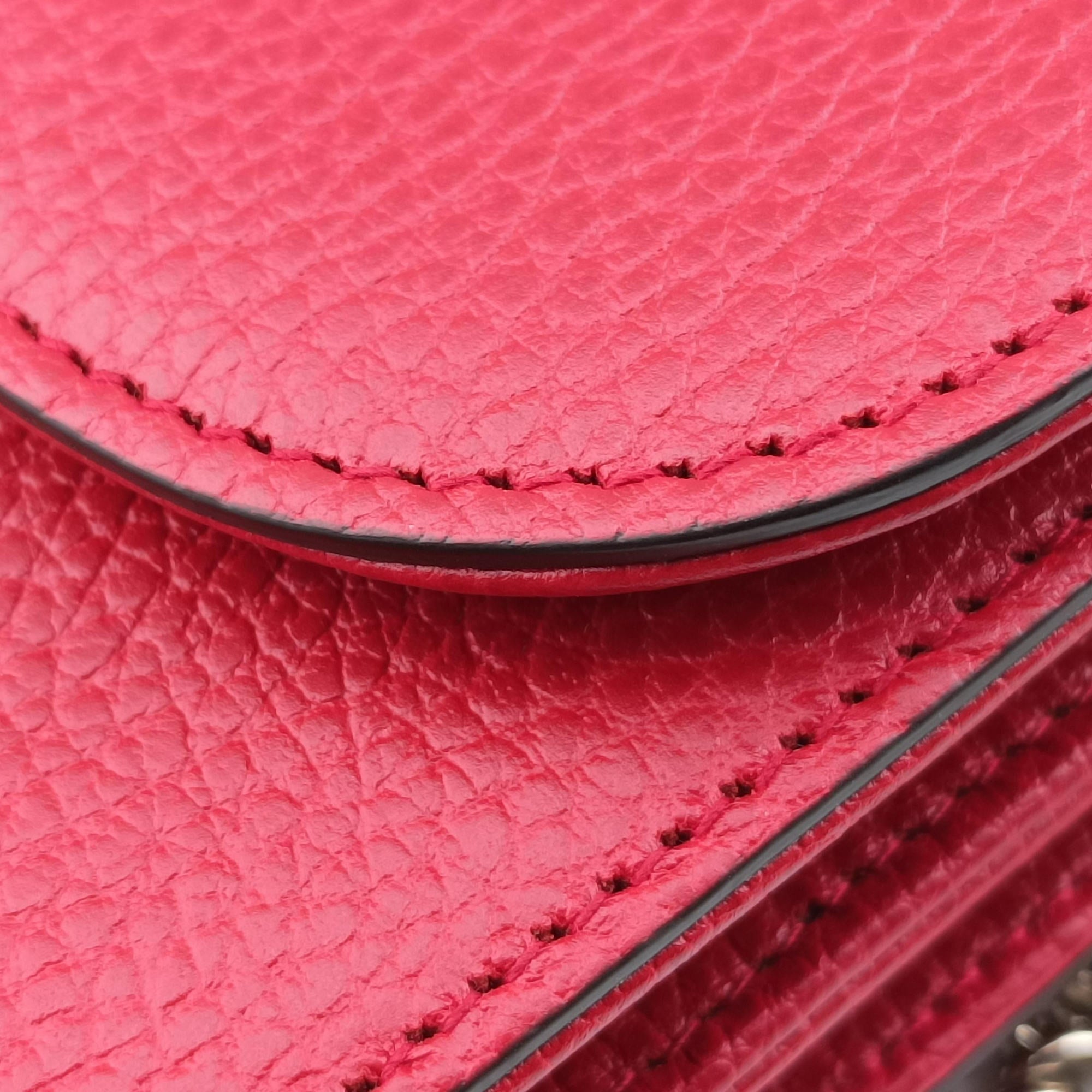 Pre-owned Gucci Interlocking G Red Leather 510303 shoulderbag | stylenewstar