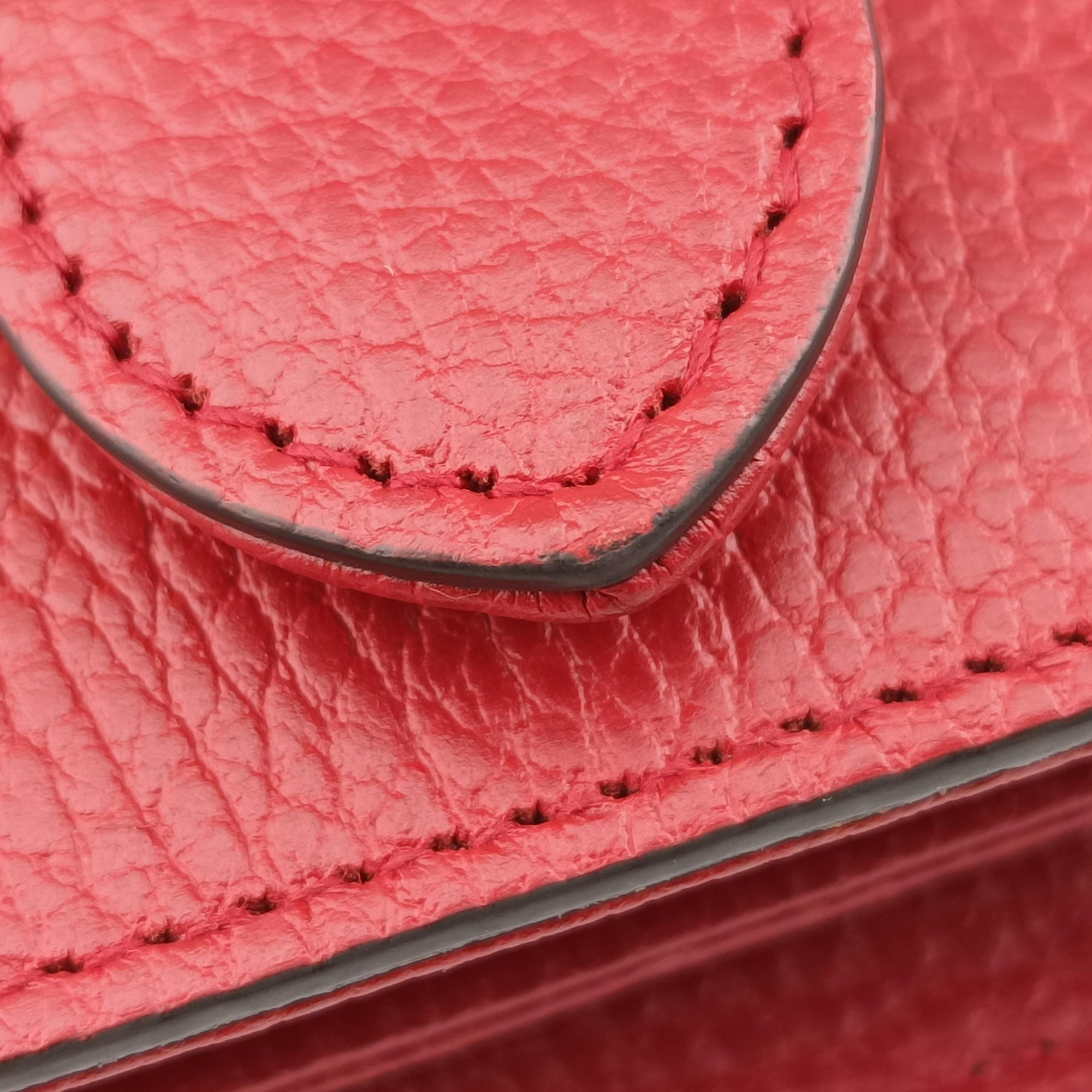 Pre-owned Gucci Interlocking G Red Leather 510303 shoulderbag | stylenewstar