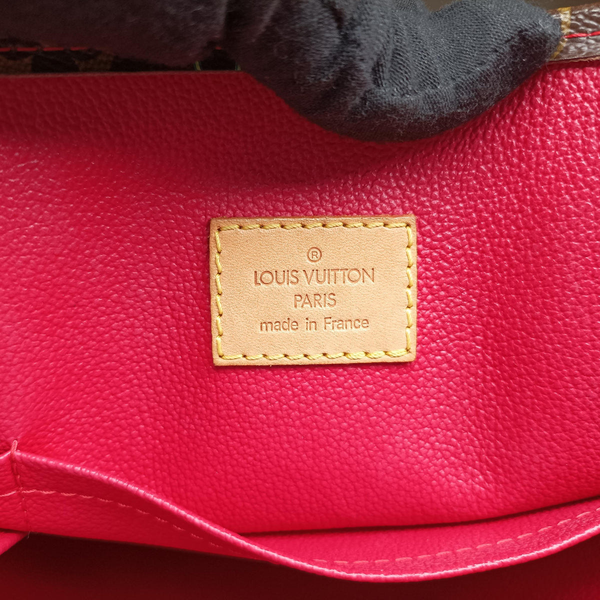 Secondhand Louis Vuitton Cherry Sac Plat Brown×Cherry Print Monogram Canvas M95010 handbag | stylenewstar