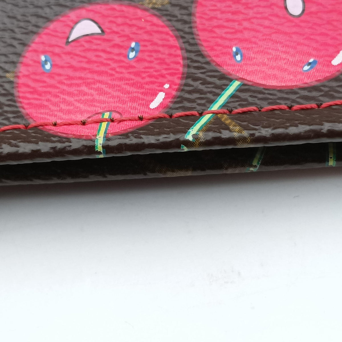 Secondhand Louis Vuitton Cherry Sac Plat Brown×Cherry Print Monogram Canvas M95010 handbag | stylenewstar