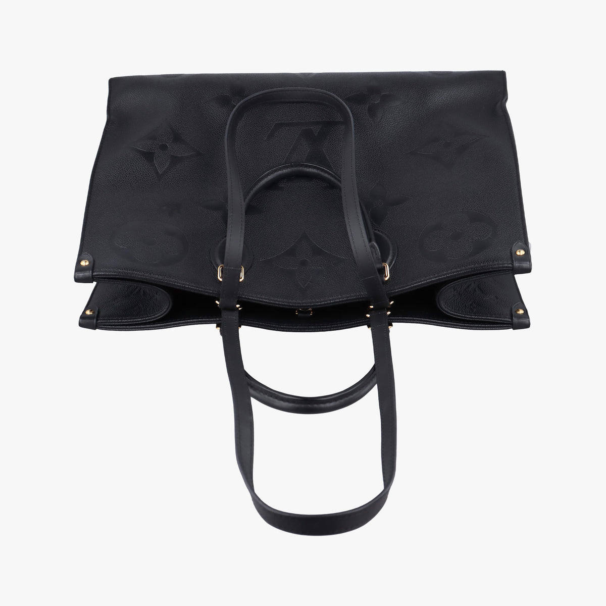 Pre-owned Louis Vuitton OnTheGo GM Noir Monogram Empreinte Giant M44925 shoulderbag | stylenewstar