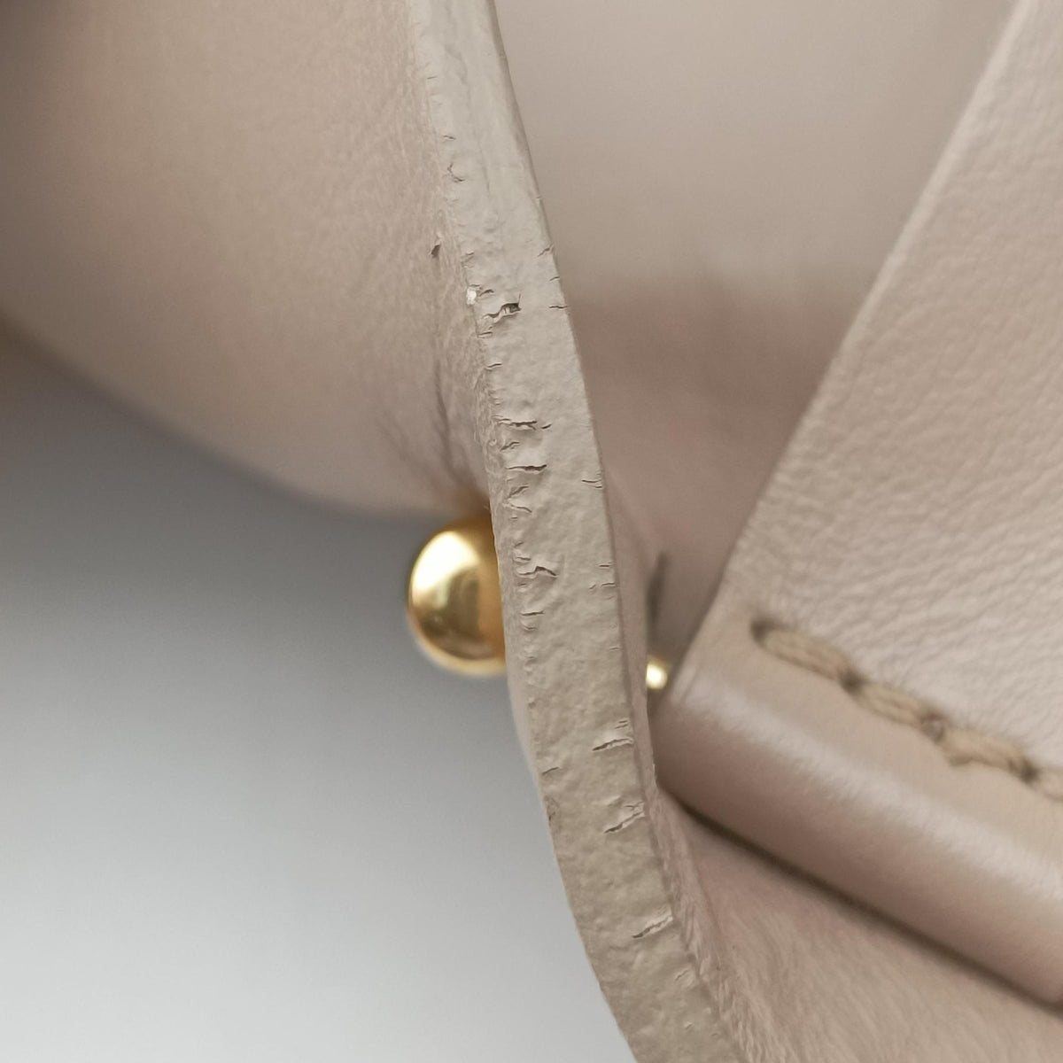 Pre-owned Chloe DREW Pink×Gold Leather  shoulderbag | stylenewstar