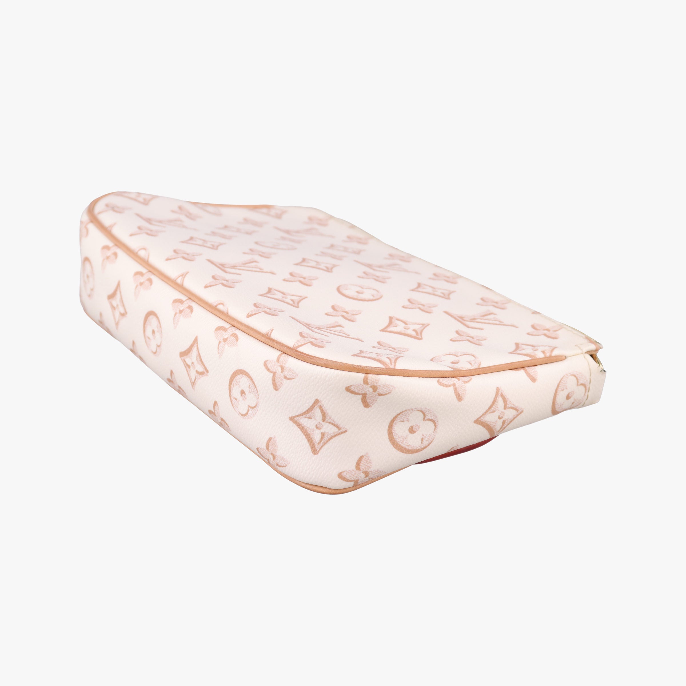 Pre-owned Louis Vuitton Maxi Pochette Accessoires Ivory x Brown PVC-coated canvas M20920 shoulderbag | stylenewstar