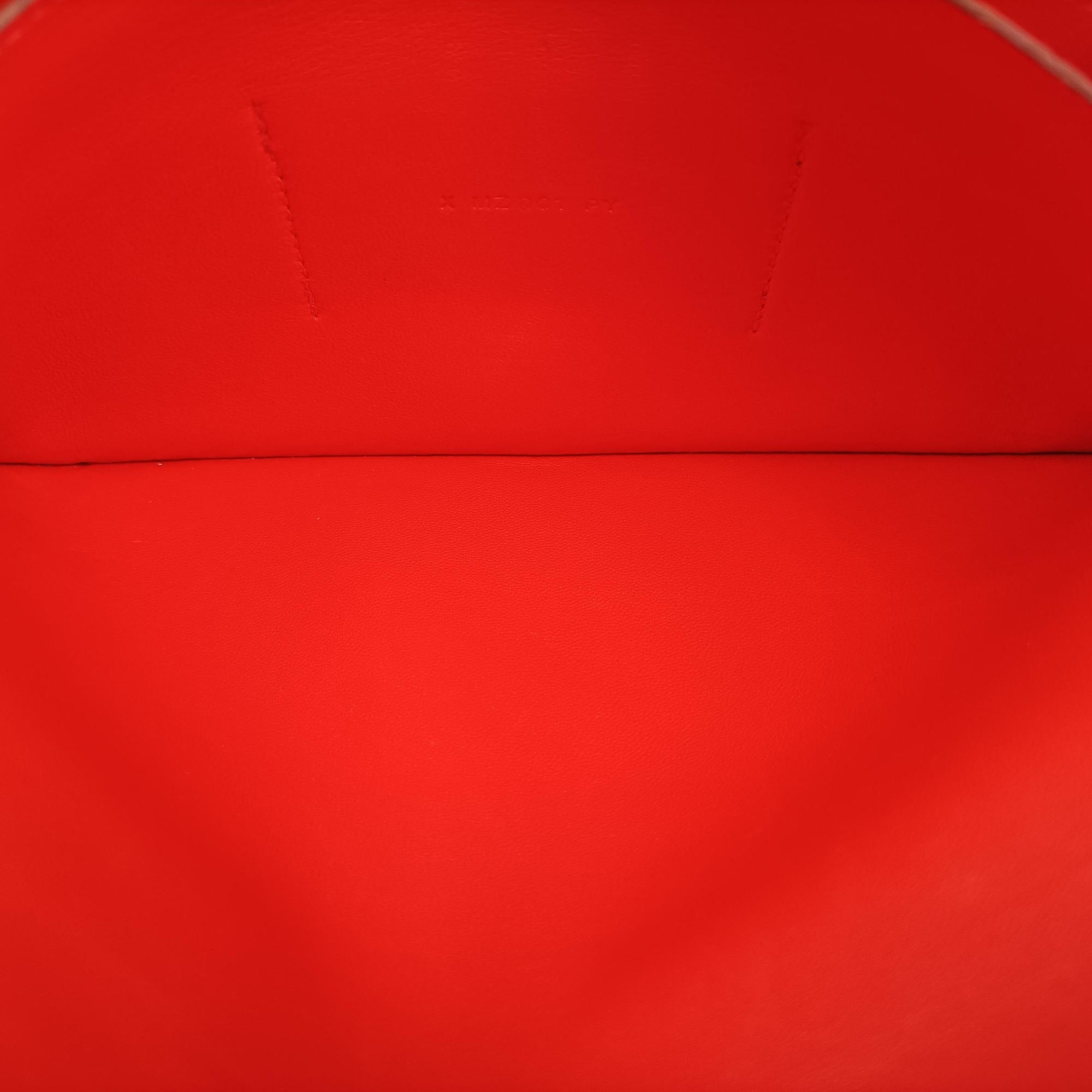 Pre-owned Hermes Dogon Duo Orange Togo  clutchbag | stylenewstar