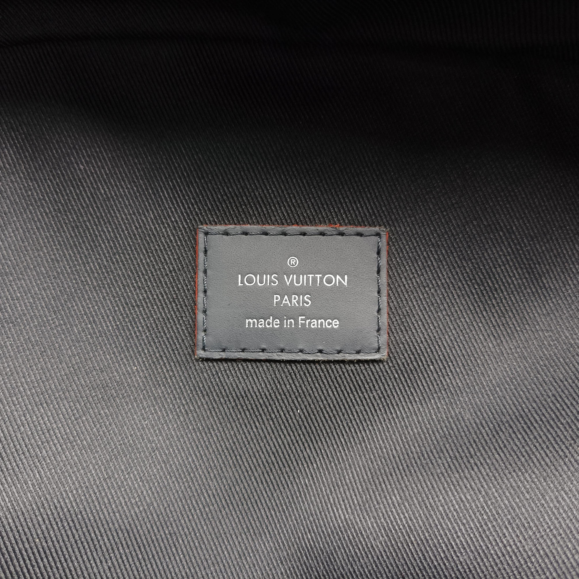 Pre-owned Louis Vuitton Josh Noir×orange Damier Graphite N42403 backpack/rucksack | stylenewstar