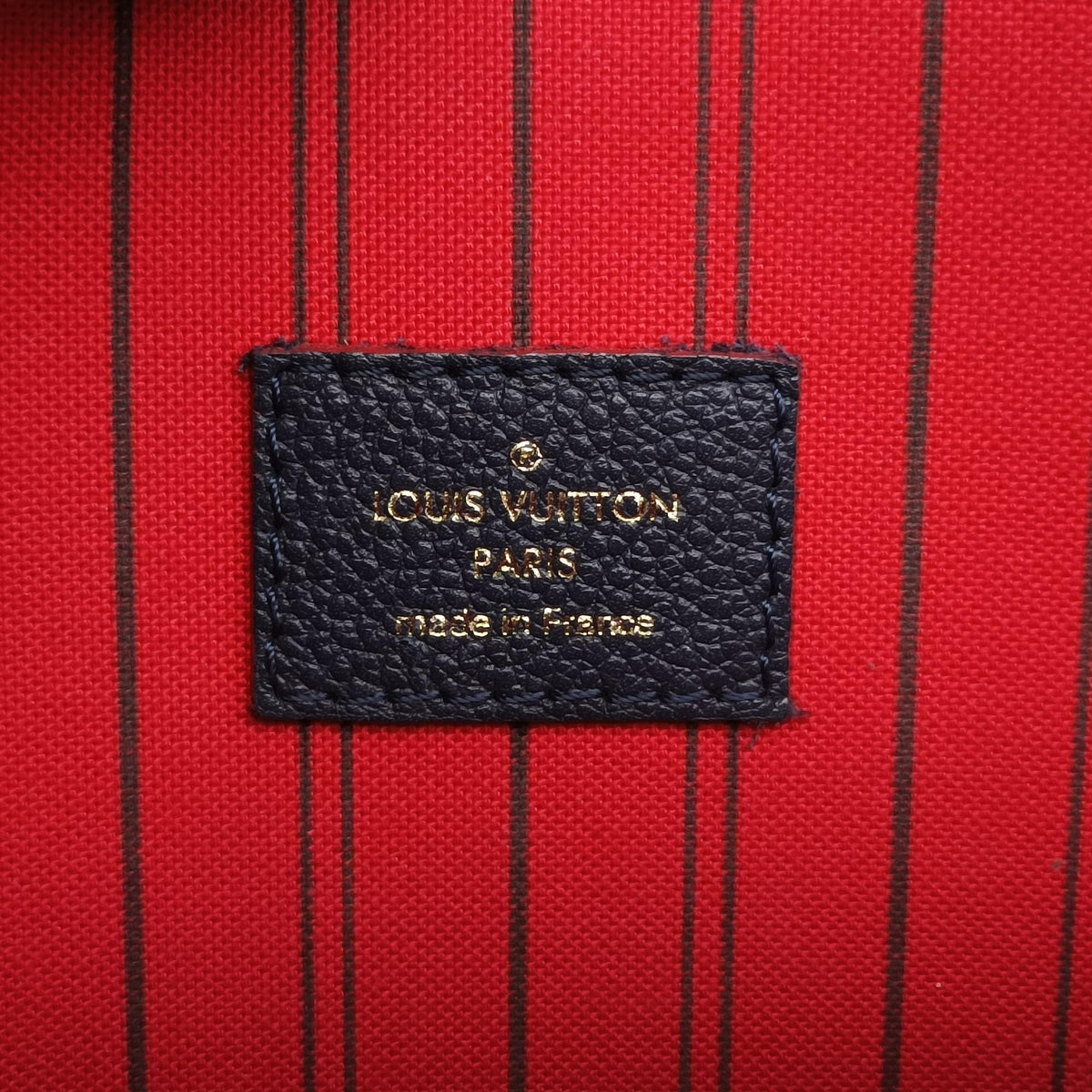 Pre-owned Louis Vuitton Pochette MéTIS MM Navy×Marine Rouge Monogram Empreinte M44071 shoulderbag | stylenewstar