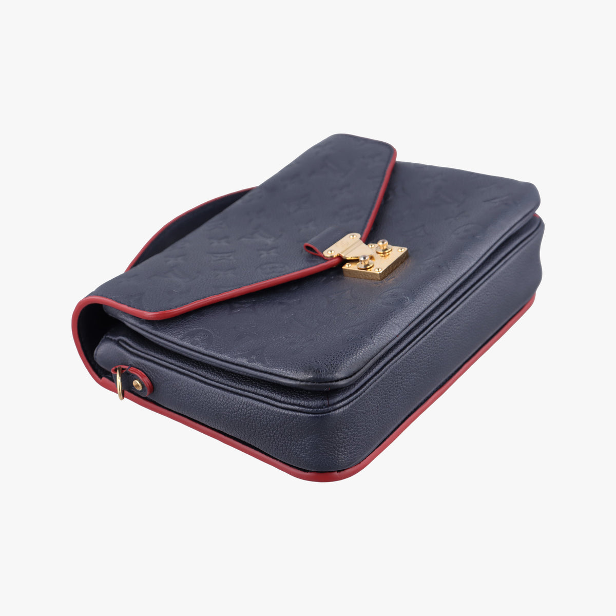 Pre-owned Louis Vuitton Pochette MéTIS MM Navy×Marine Rouge Monogram Empreinte M44071 shoulderbag | stylenewstar