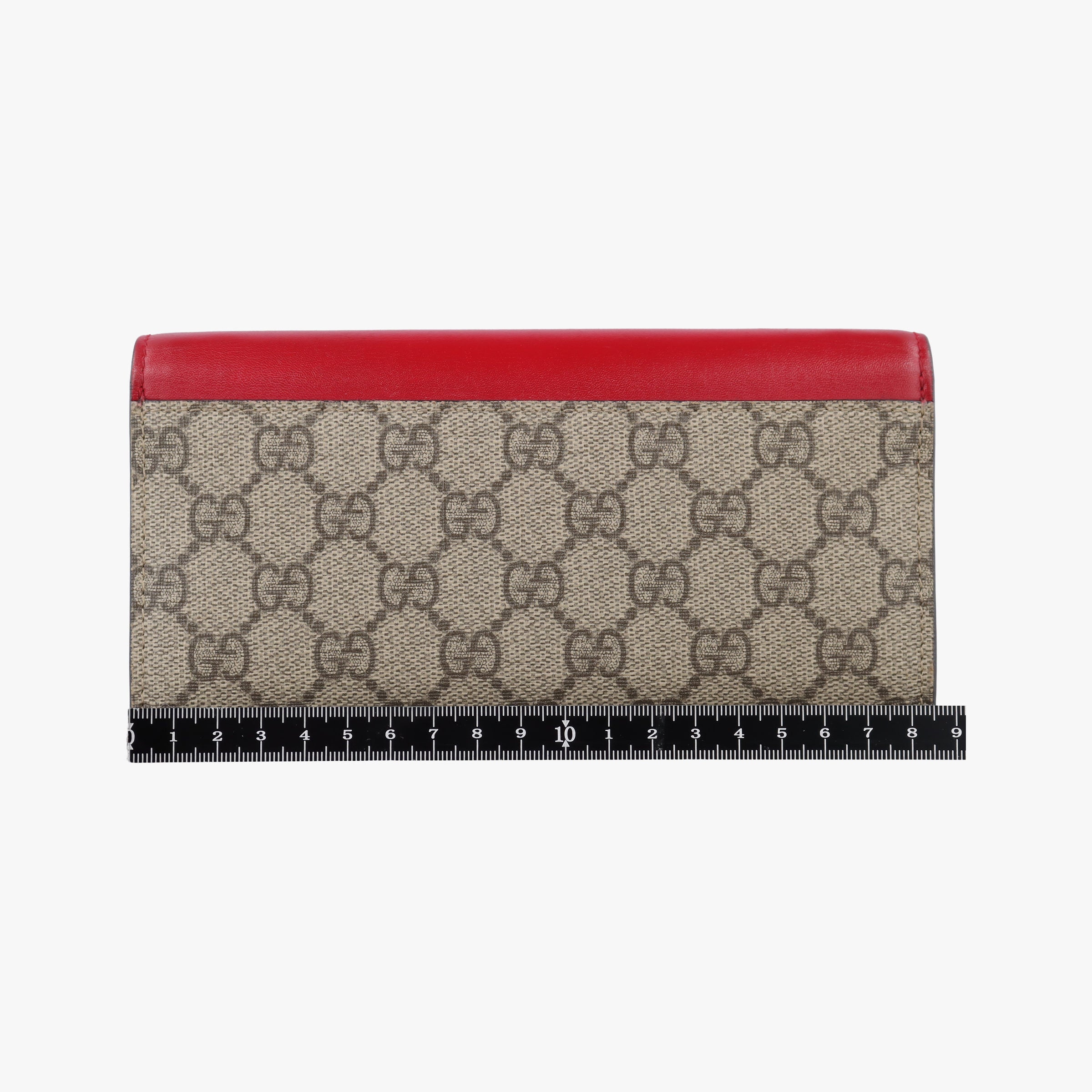 Pre-owned Gucci Padlock Chain beige×red×multi PVC coated canvas×Leather 453506 handbag | stylenewstar