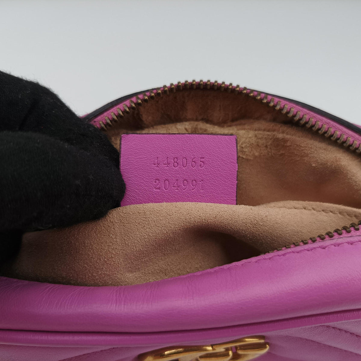 Vintage Gucci GG Marmont Pink Leather 448065 shoulderbag | stylenewstar