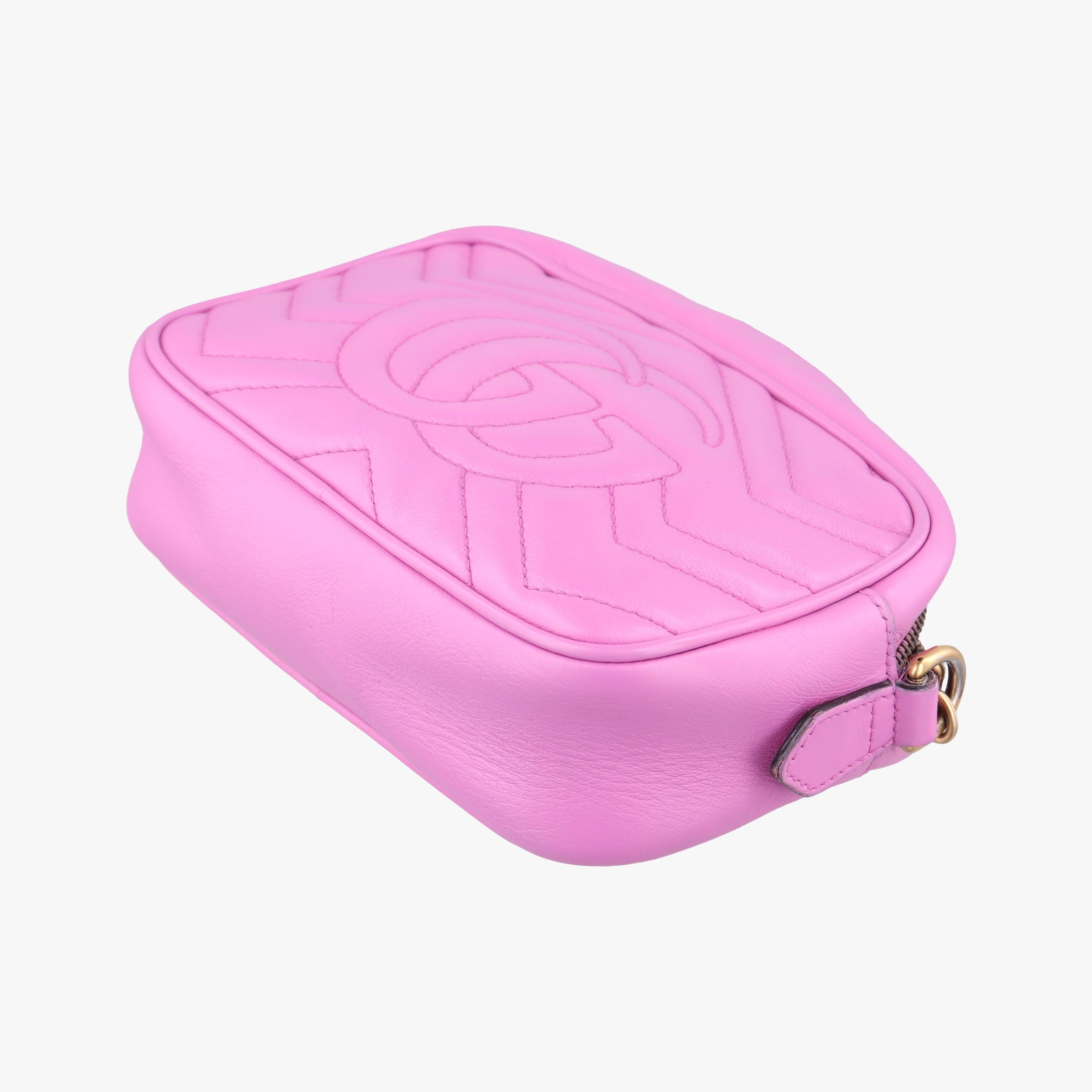 Vintage Gucci GG Marmont Pink Leather 448065 shoulderbag | stylenewstar