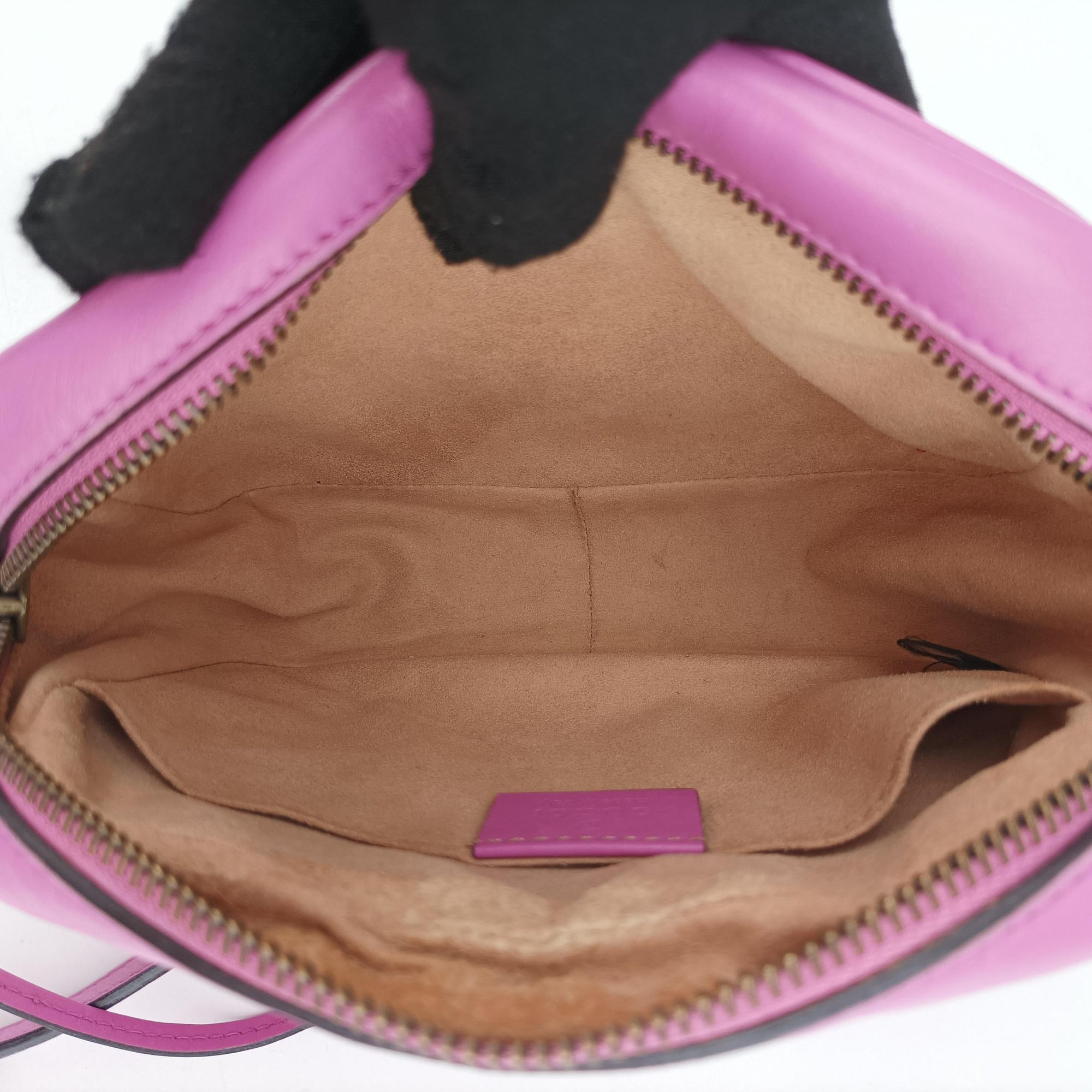 Vintage Gucci GG Marmont Pink Leather 448065 shoulderbag | stylenewstar