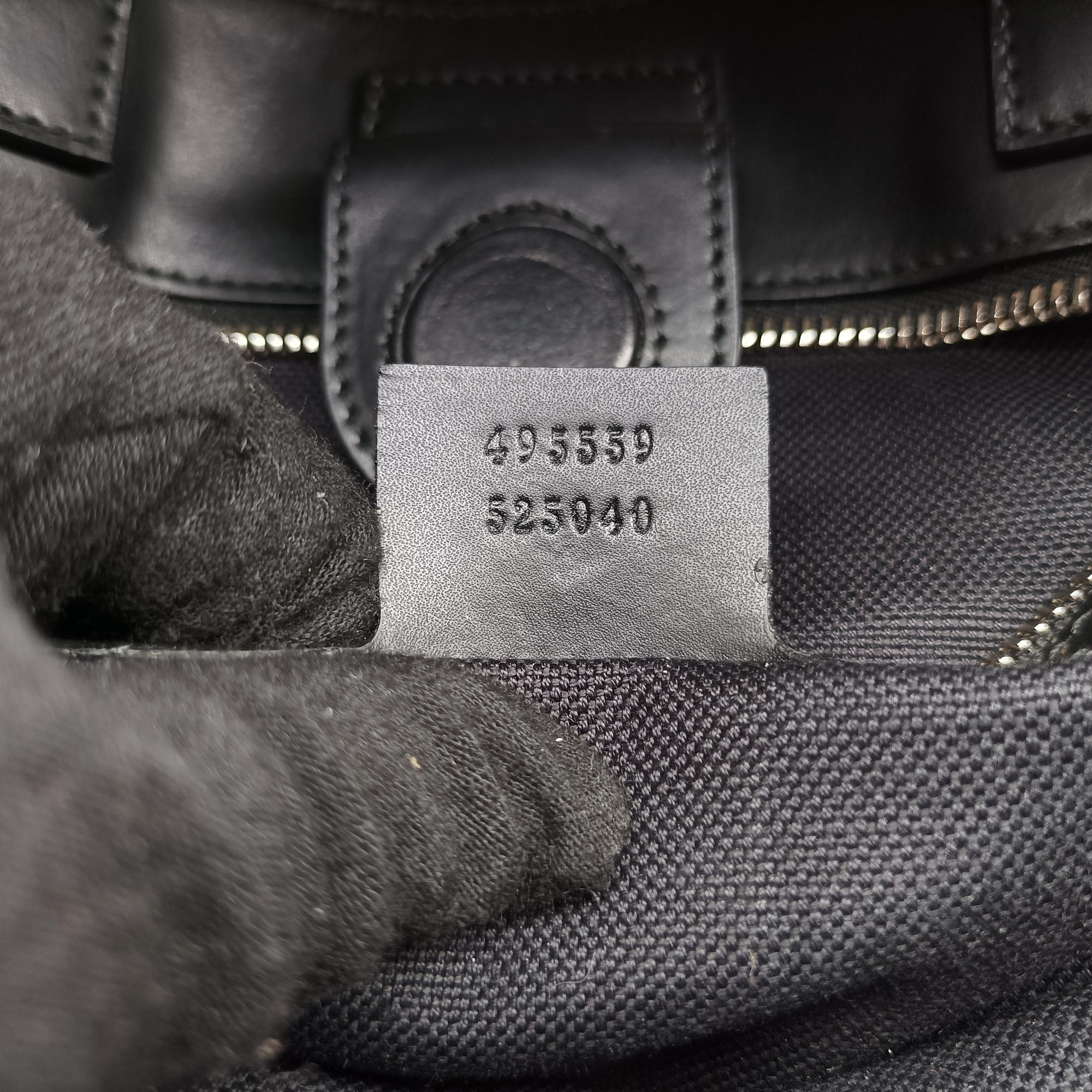 Pre-owned Gucci GG Supreme Tiger Black PVC coated canvas 495559 handbag | stylenewstar