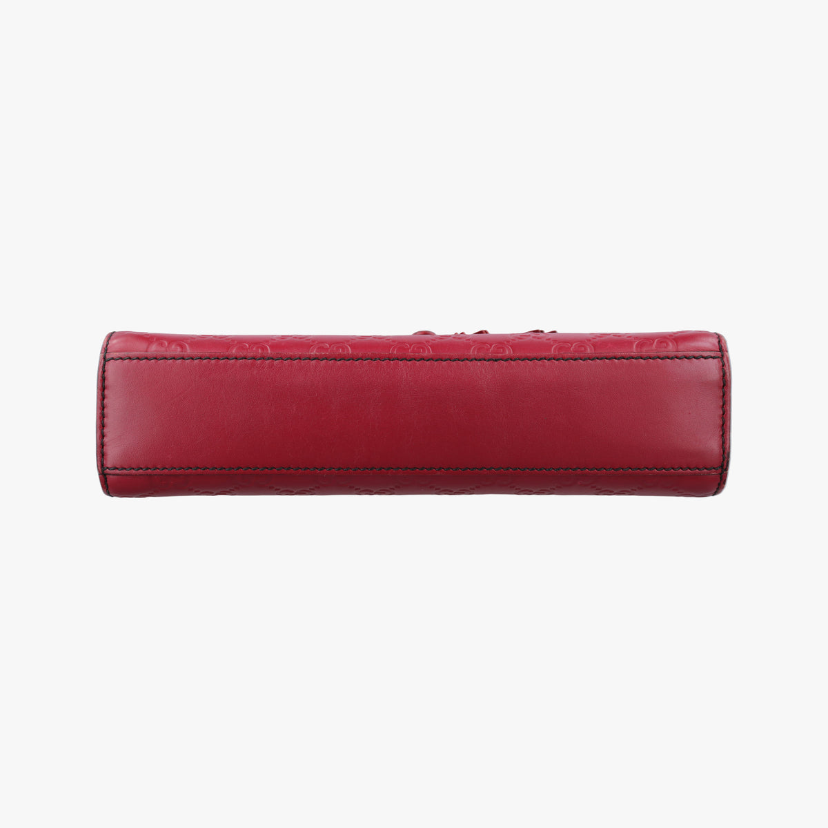 Pre-owned Gucci Emily Red Leather 369621 shoulderbag | stylenewstar