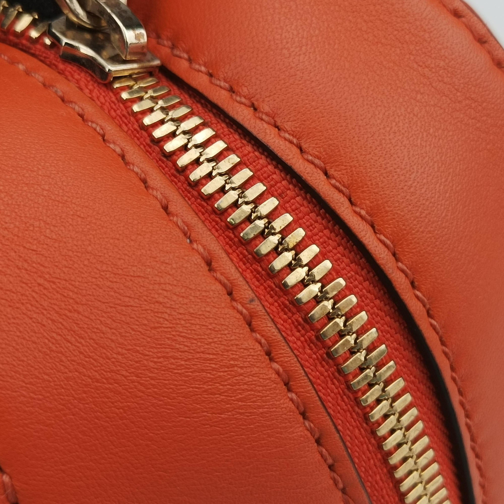 Pre-owned Gucci Microguccissima Orange Leather 510289 shoulderbag | stylenewstar