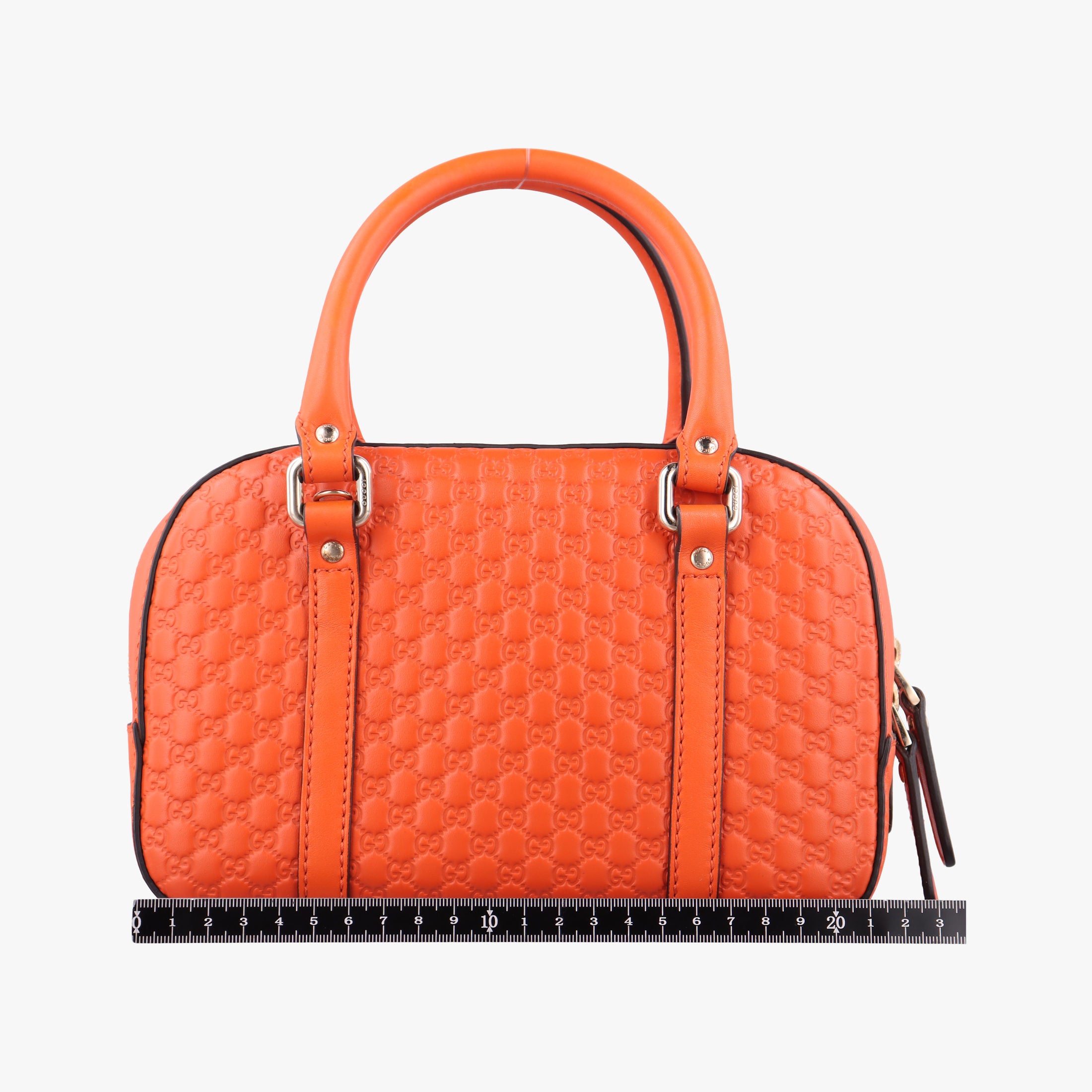 Pre-owned Gucci Microguccissima Orange Leather 510289 shoulderbag | stylenewstar