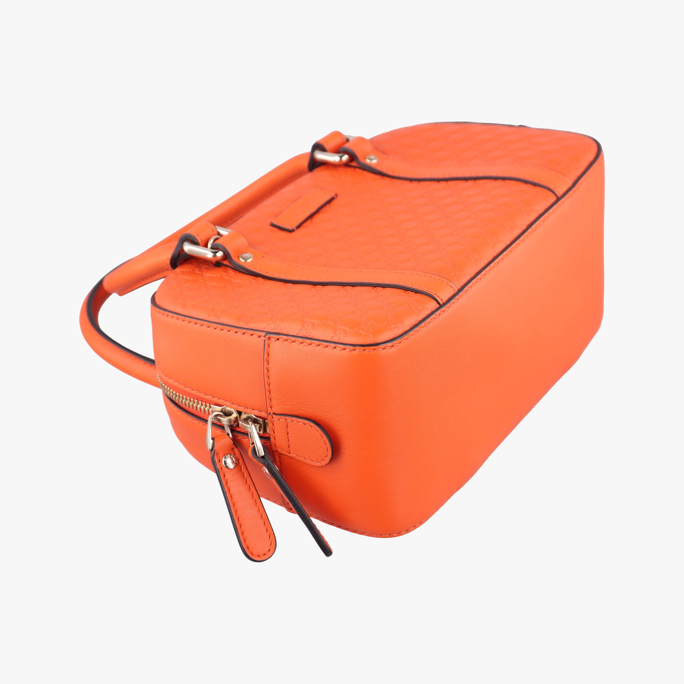 Pre-owned Gucci Microguccissima Orange Leather 510289 shoulderbag | stylenewstar