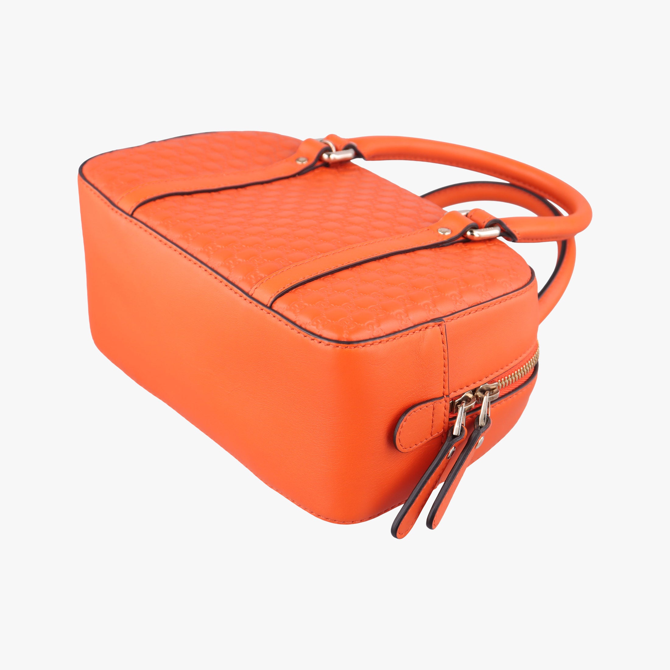 Pre-owned Gucci Microguccissima Orange Leather 510289 shoulderbag | stylenewstar