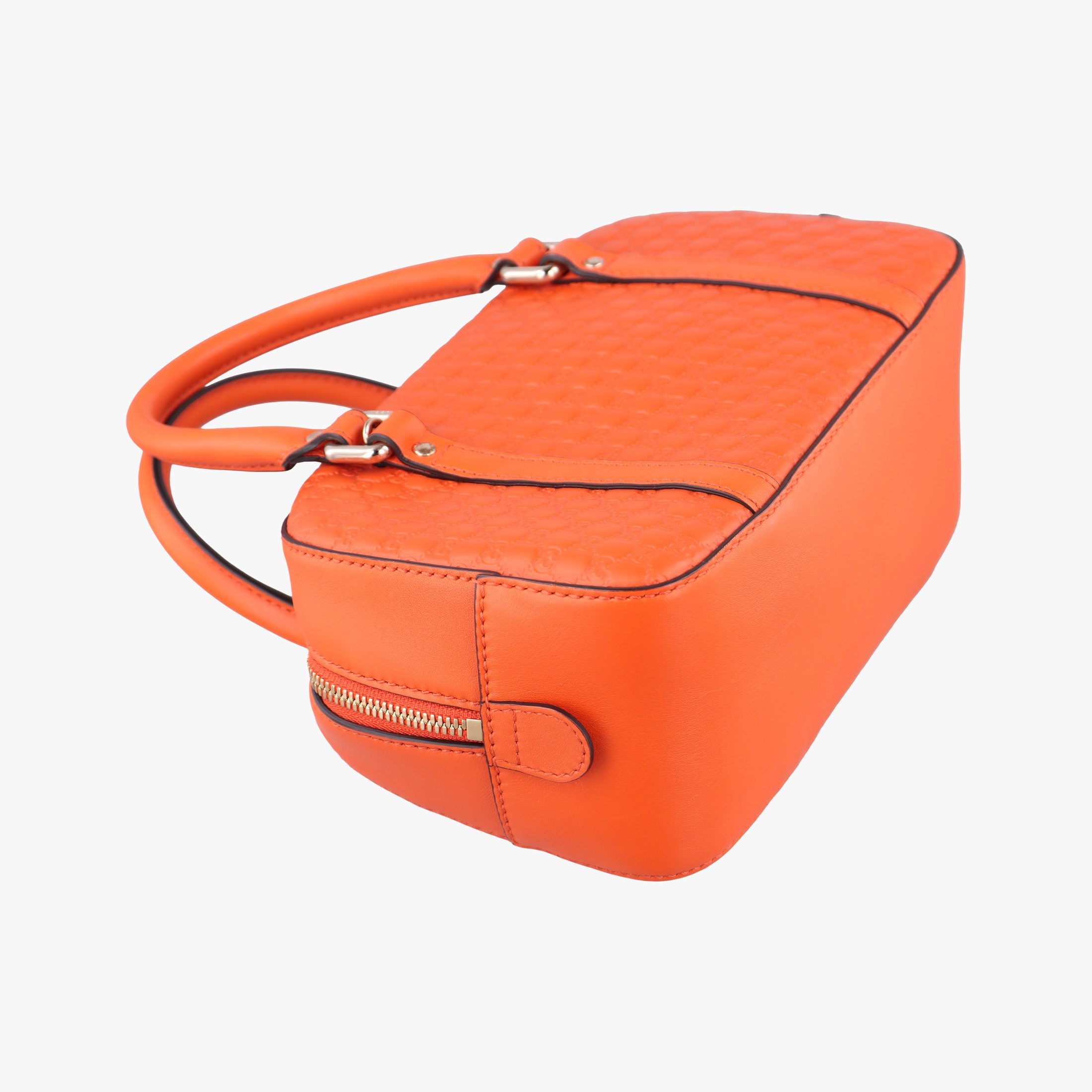 Pre-owned Gucci Microguccissima Orange Leather 510289 shoulderbag | stylenewstar
