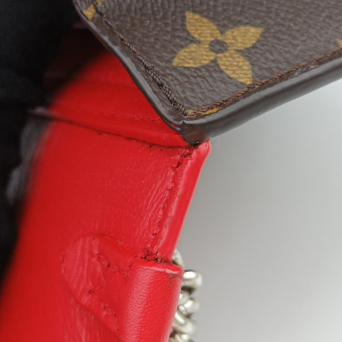 Secondhand Louis Vuitton TRIBAL MASK Brown Monogram canvas×leather M50129 shoulderbag | stylenewstar