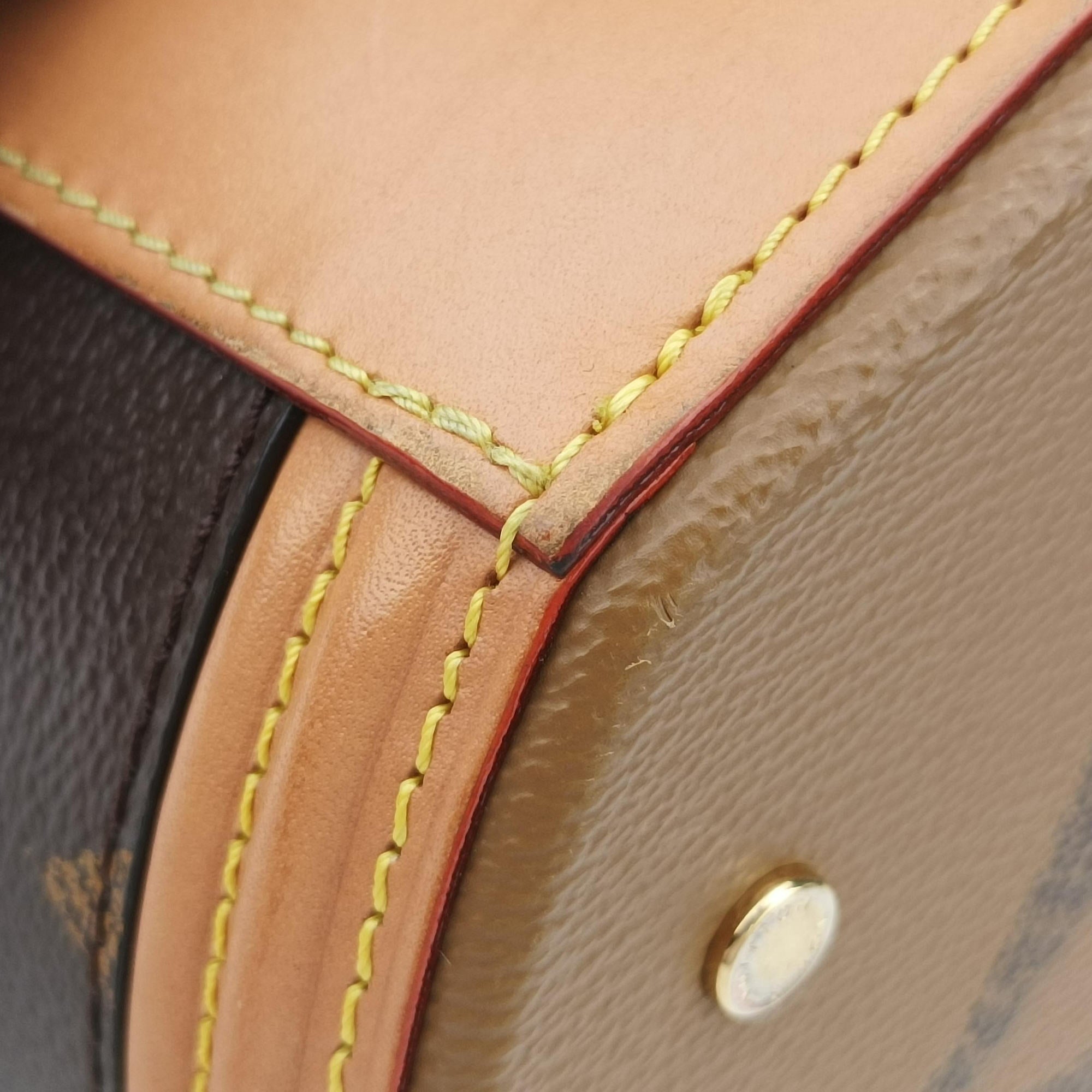 Vintage Louis Vuitton Cannes Brown Monogram Reverse Giant M44603 shoulderbag | stylenewstar