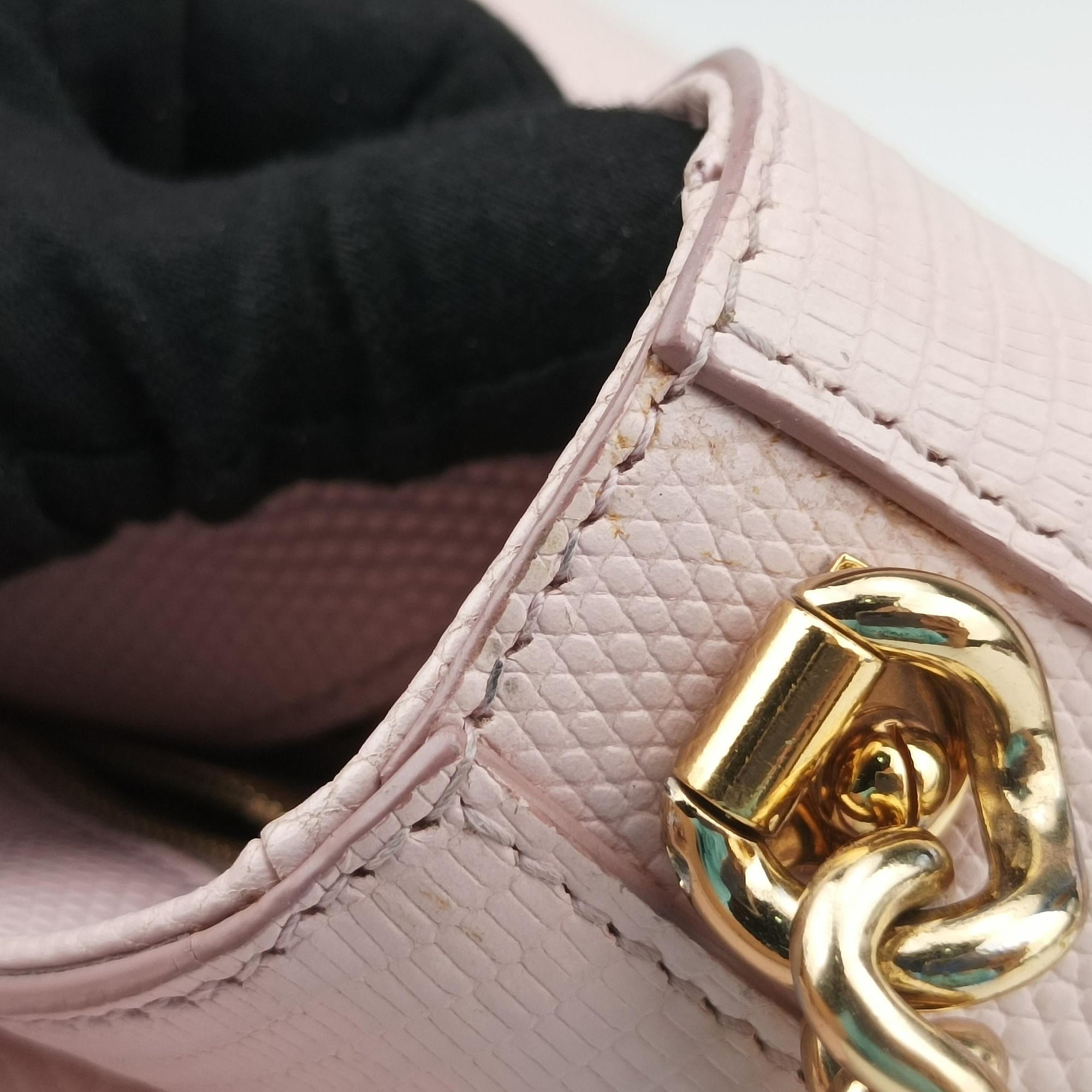 Pre-owned Dolce & Gabbana DG millennials Pink Leather  shoulderbag | stylenewstar
