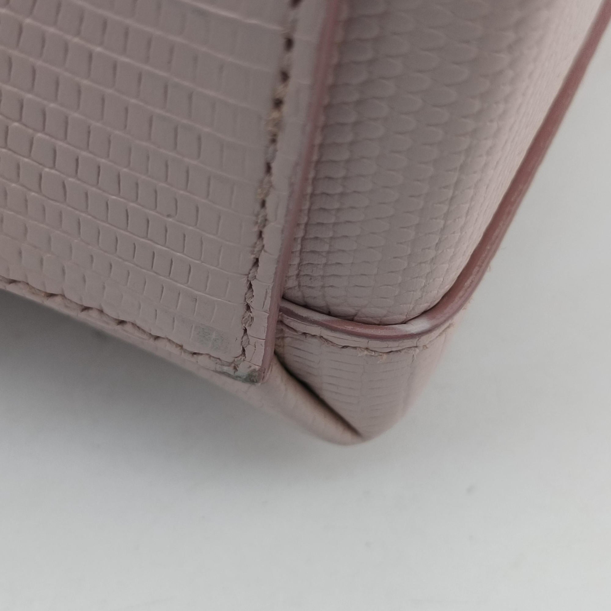 Pre-owned Dolce & Gabbana DG millennials Pink Leather  shoulderbag | stylenewstar