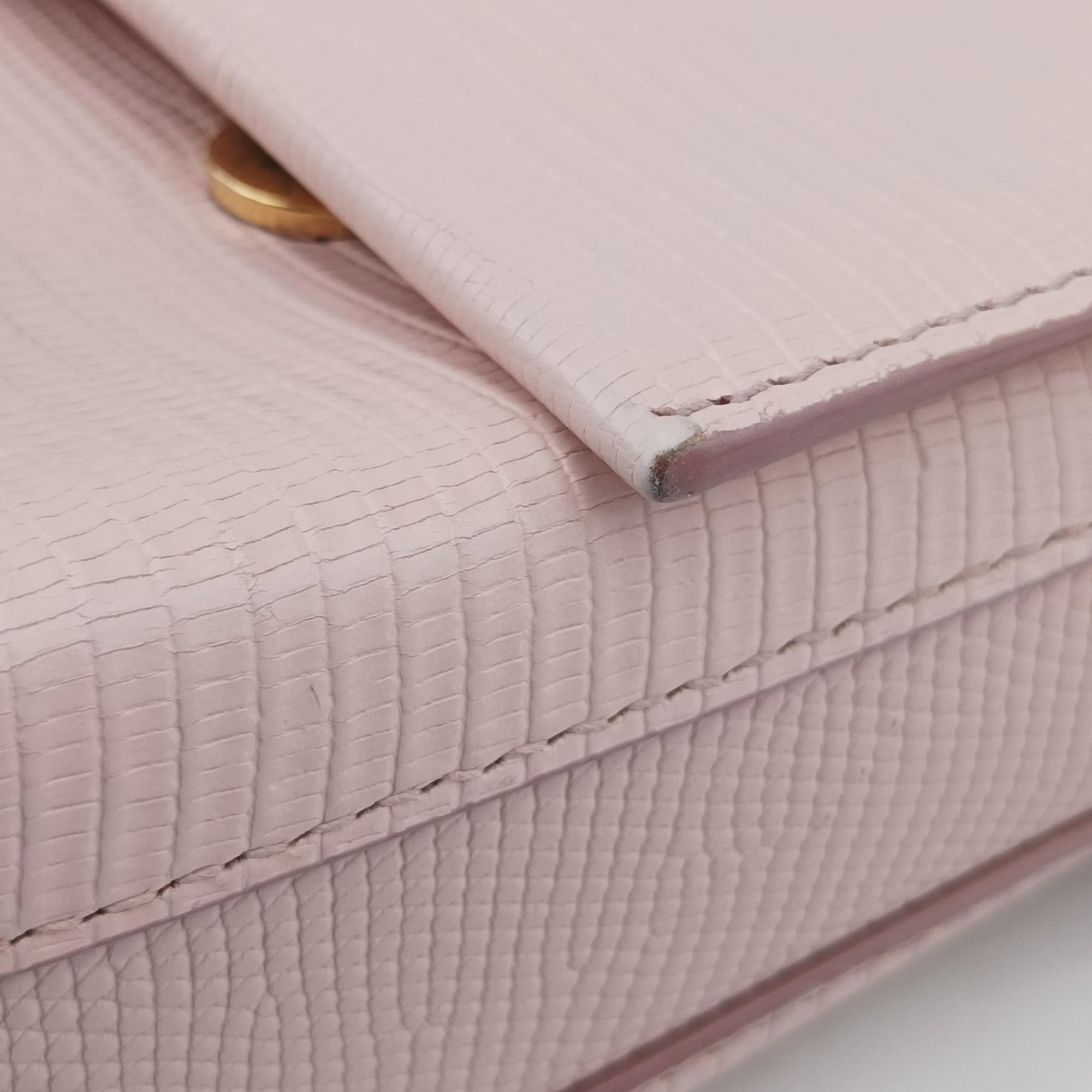 Pre-owned Dolce & Gabbana DG millennials Pink Leather  shoulderbag | stylenewstar