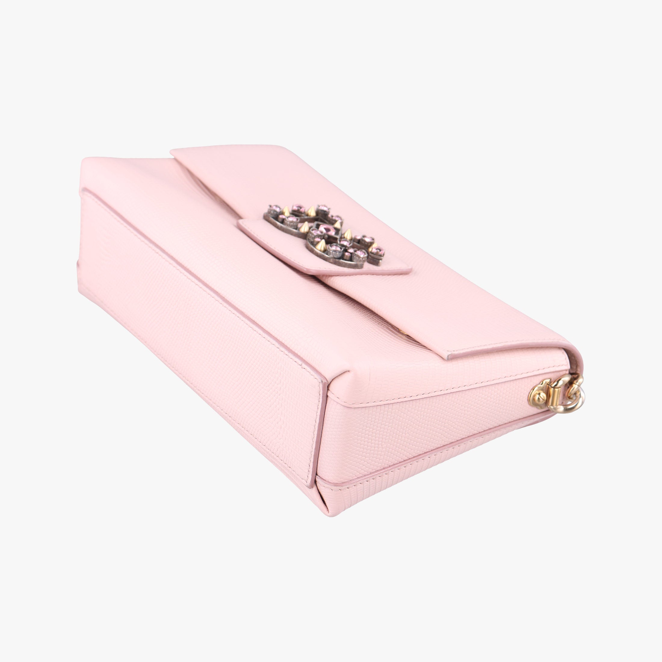Pre-owned Dolce & Gabbana DG millennials Pink Leather  shoulderbag | stylenewstar