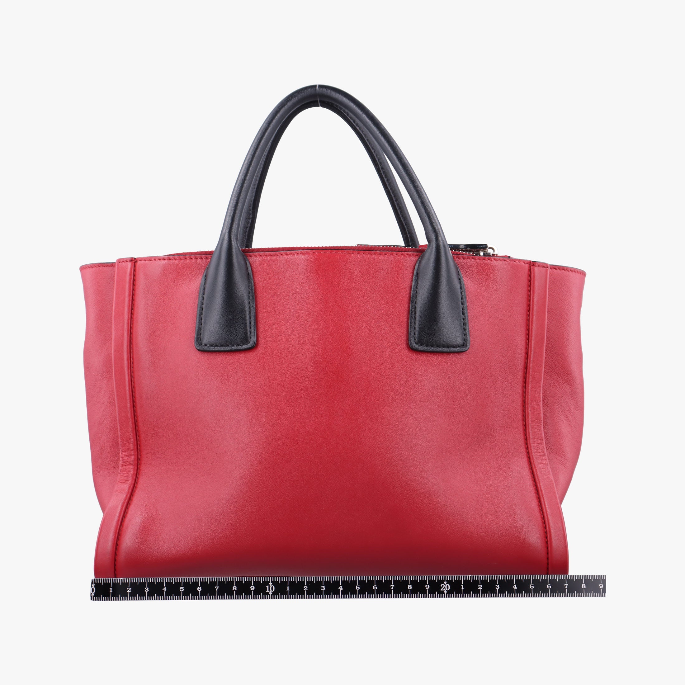Pre-owned Prada Concept Red Leather 1BA175 shoulderbag | stylenewstar