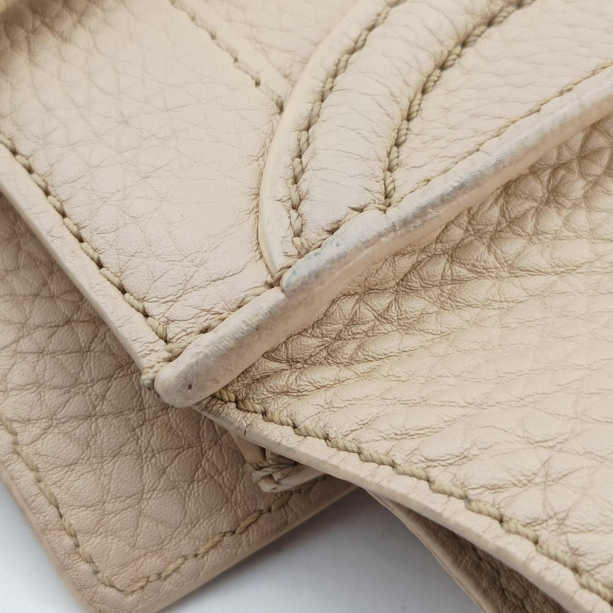 Vintage Celine luggage nano shopper Beige Leather  handbag | stylenewstar