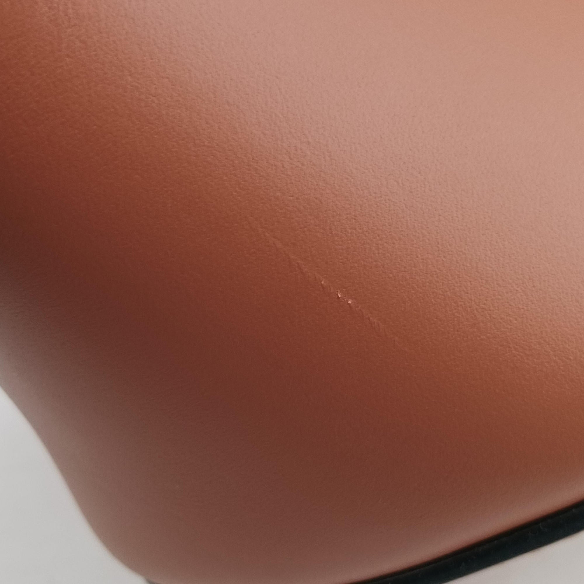 Pre-owned Loewe balloon Red x Brown leather  shoulderbag | stylenewstar
