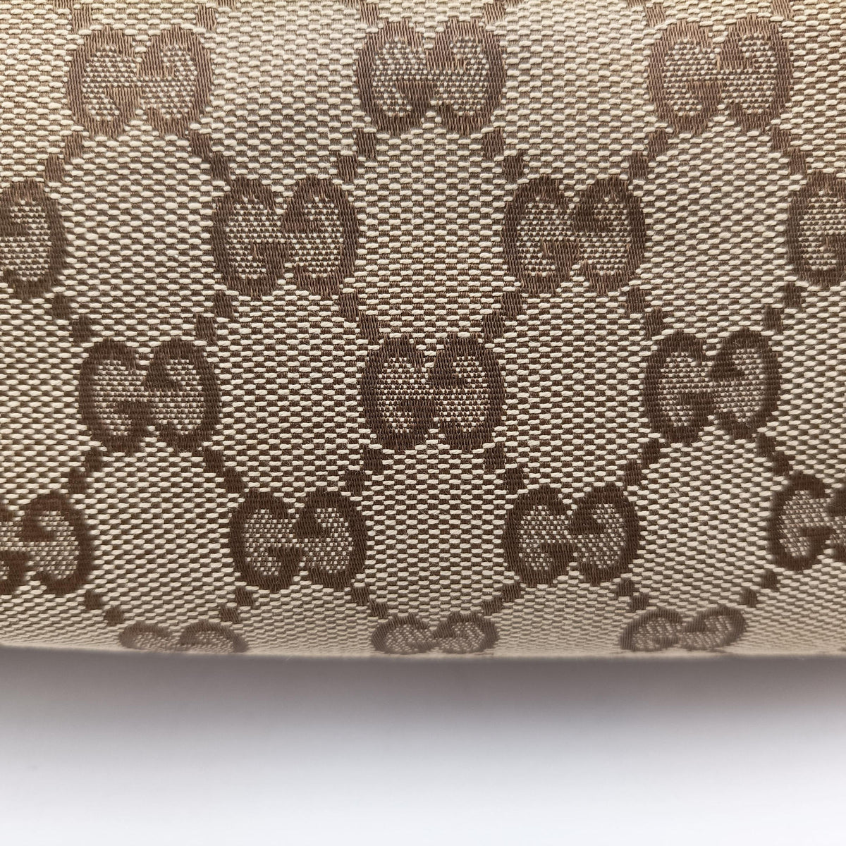 Pre-owned Gucci GG Craft khaki×Multicolour canvas×leather 247209 shoulderbag | stylenewstar