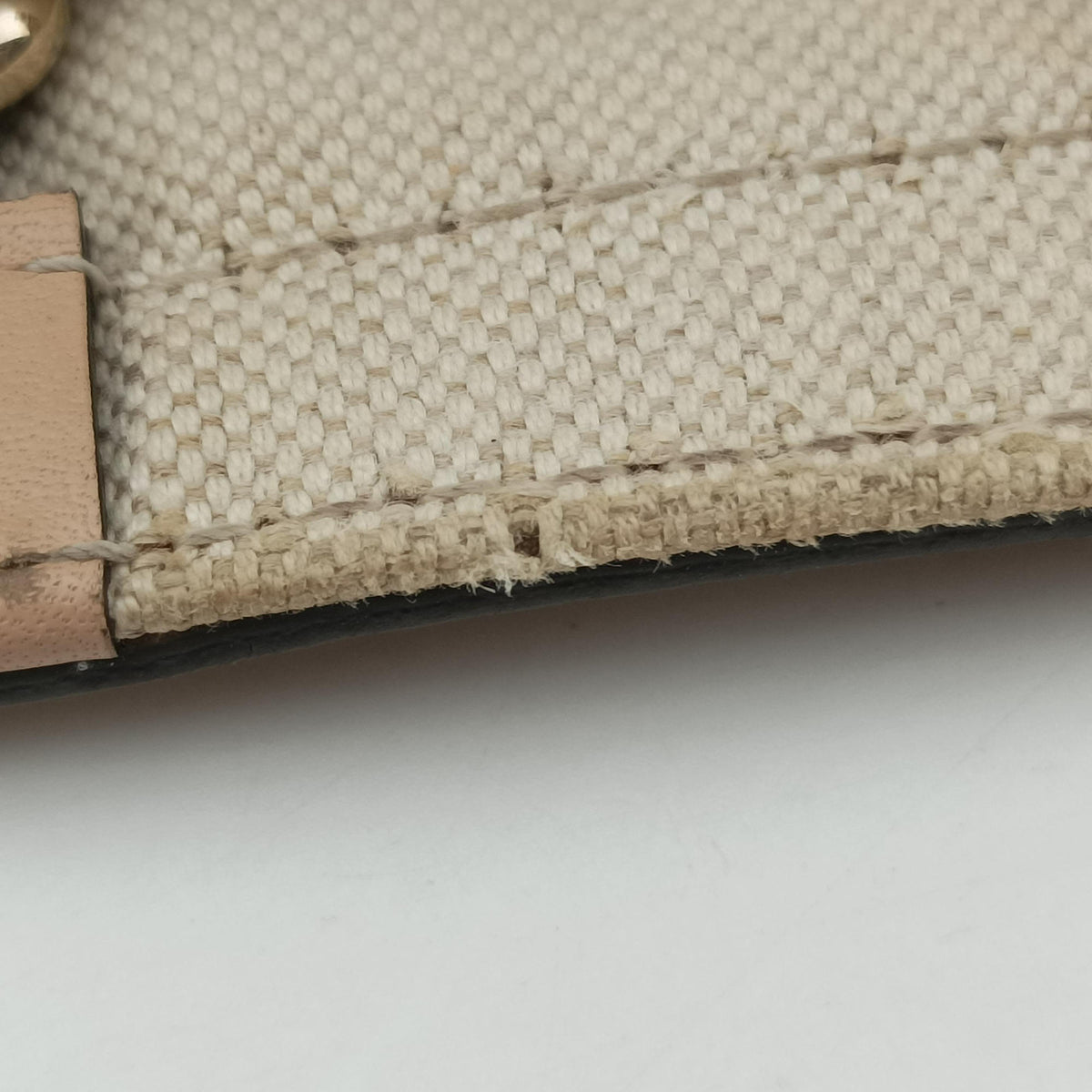 Pre-owned Gucci GG Craft khaki×Multicolour canvas×leather 247209 shoulderbag | stylenewstar