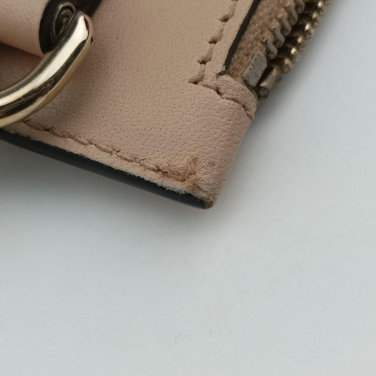 Pre-owned Gucci GG Craft khaki×Multicolour canvas×leather 247209 shoulderbag | stylenewstar