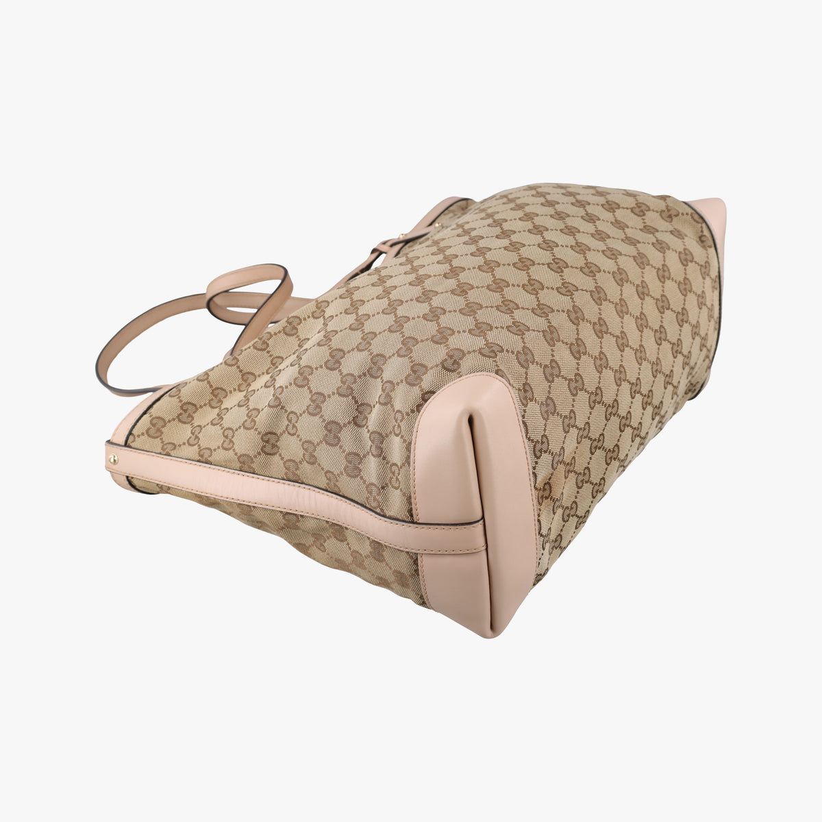 Pre-owned Gucci GG Craft khaki×Multicolour canvas×leather 247209 shoulderbag | stylenewstar
