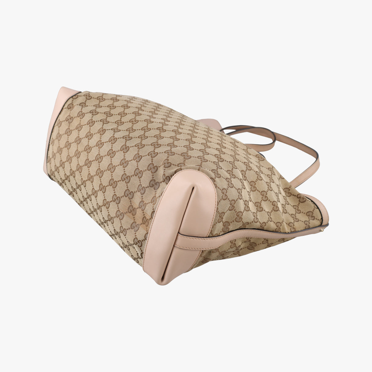 Pre-owned Gucci GG Craft khaki×Multicolour canvas×leather 247209 shoulderbag | stylenewstar