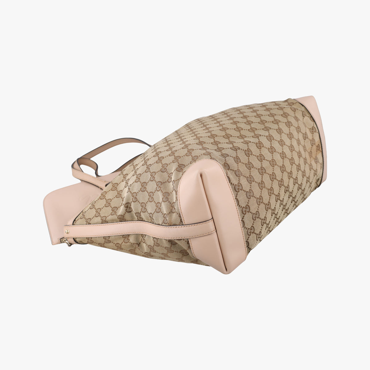 Pre-owned Gucci GG Craft khaki×Multicolour canvas×leather 247209 shoulderbag | stylenewstar