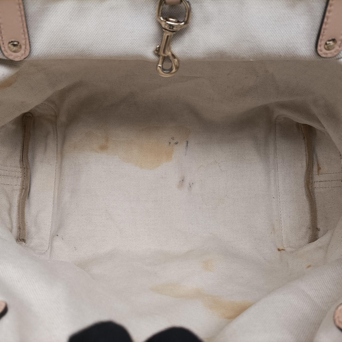 Pre-owned Gucci GG Craft khaki×Multicolour canvas×leather 247209 shoulderbag | stylenewstar