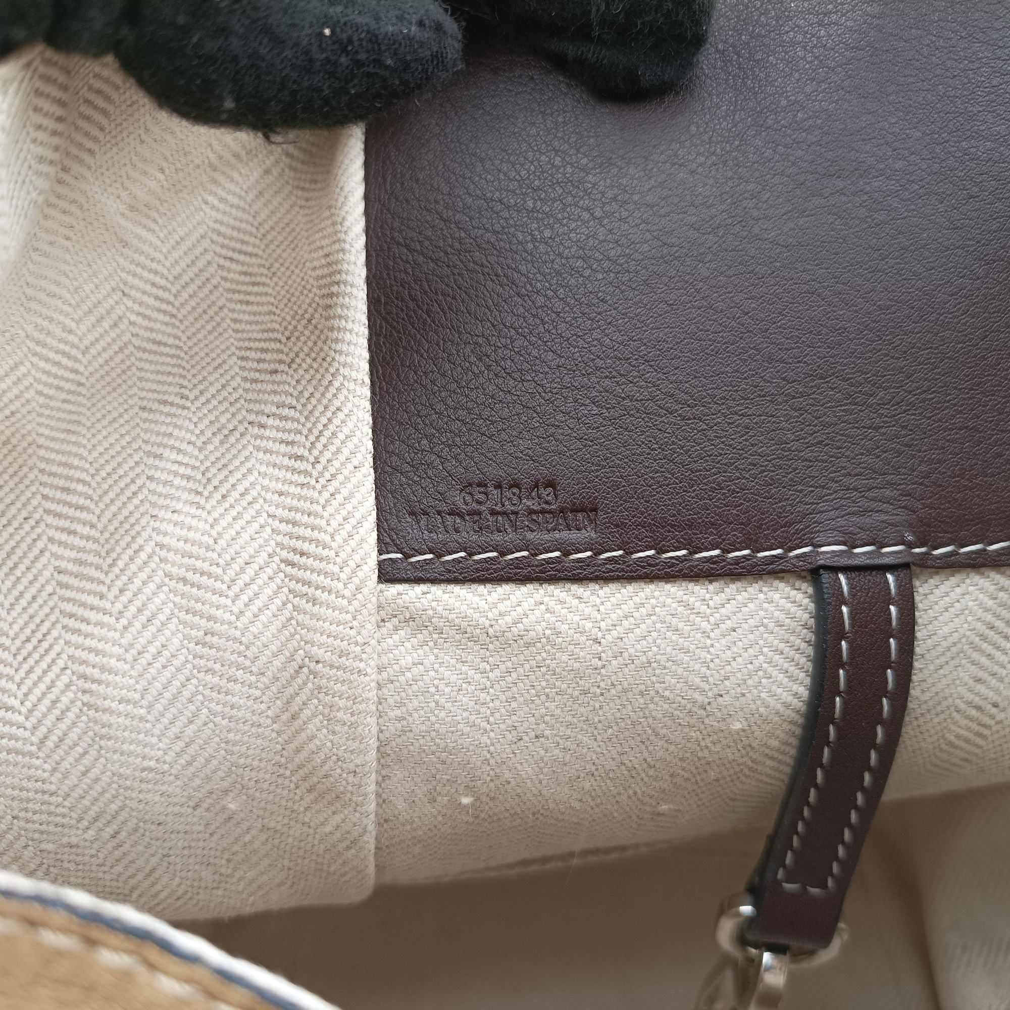 Vintage Loewe Hammock Gray × Beige × Brown Leather  shoulderbag | stylenewstar