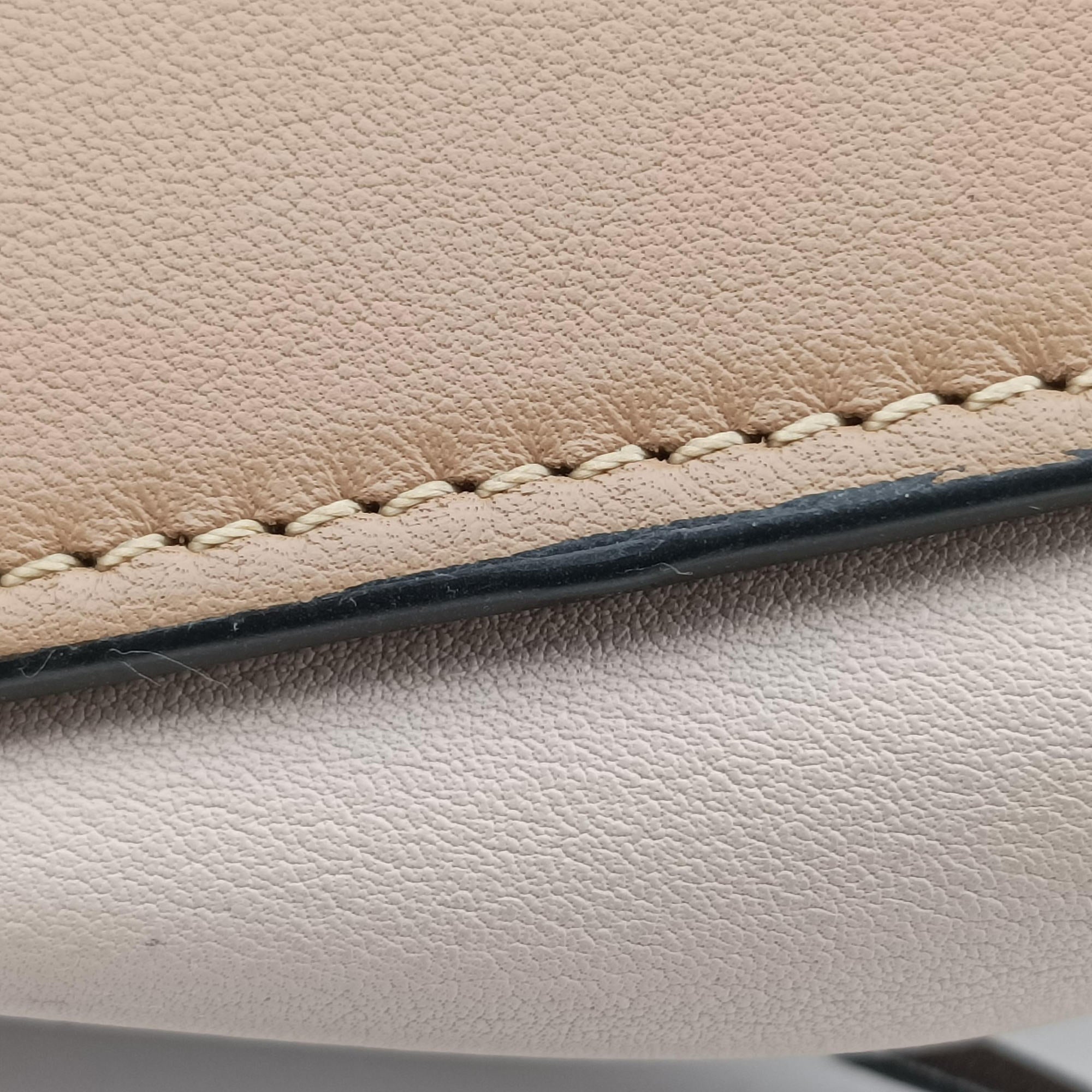 Vintage Loewe Hammock Gray × Beige × Brown Leather  shoulderbag | stylenewstar
