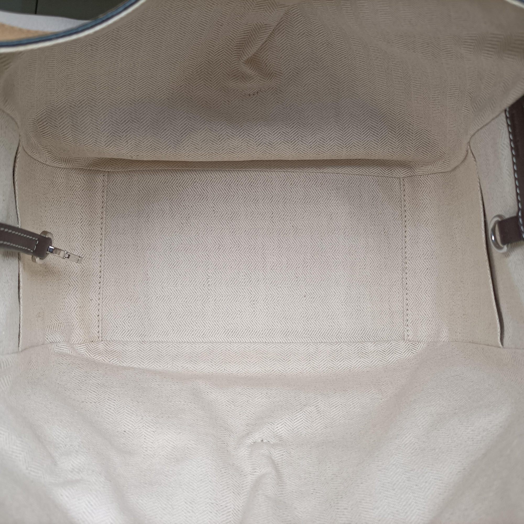 Vintage Loewe Hammock Gray × Beige × Brown Leather  shoulderbag | stylenewstar