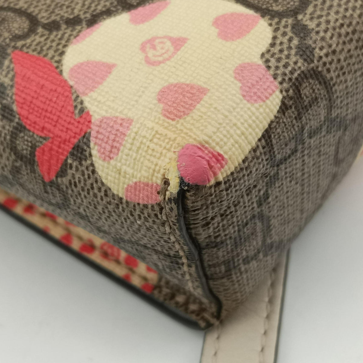 Vintage Gucci Padlock beige×Multicolour PVC coated canvas×Leather 652683 shoulderbag | stylenewstar