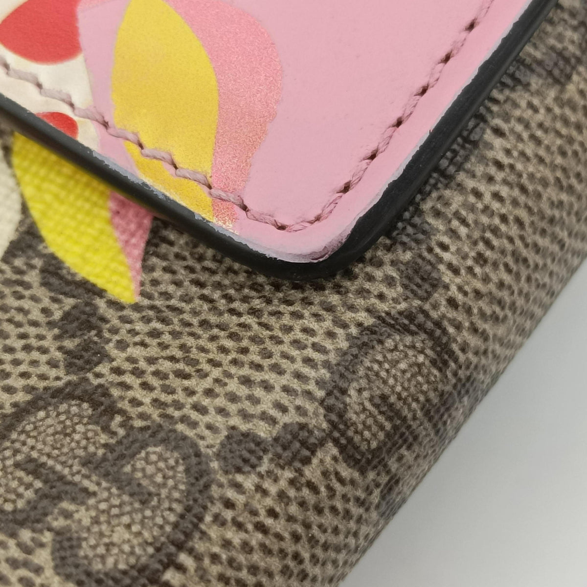 Vintage Gucci Padlock beige×Multicolour PVC coated canvas×Leather 652683 shoulderbag | stylenewstar