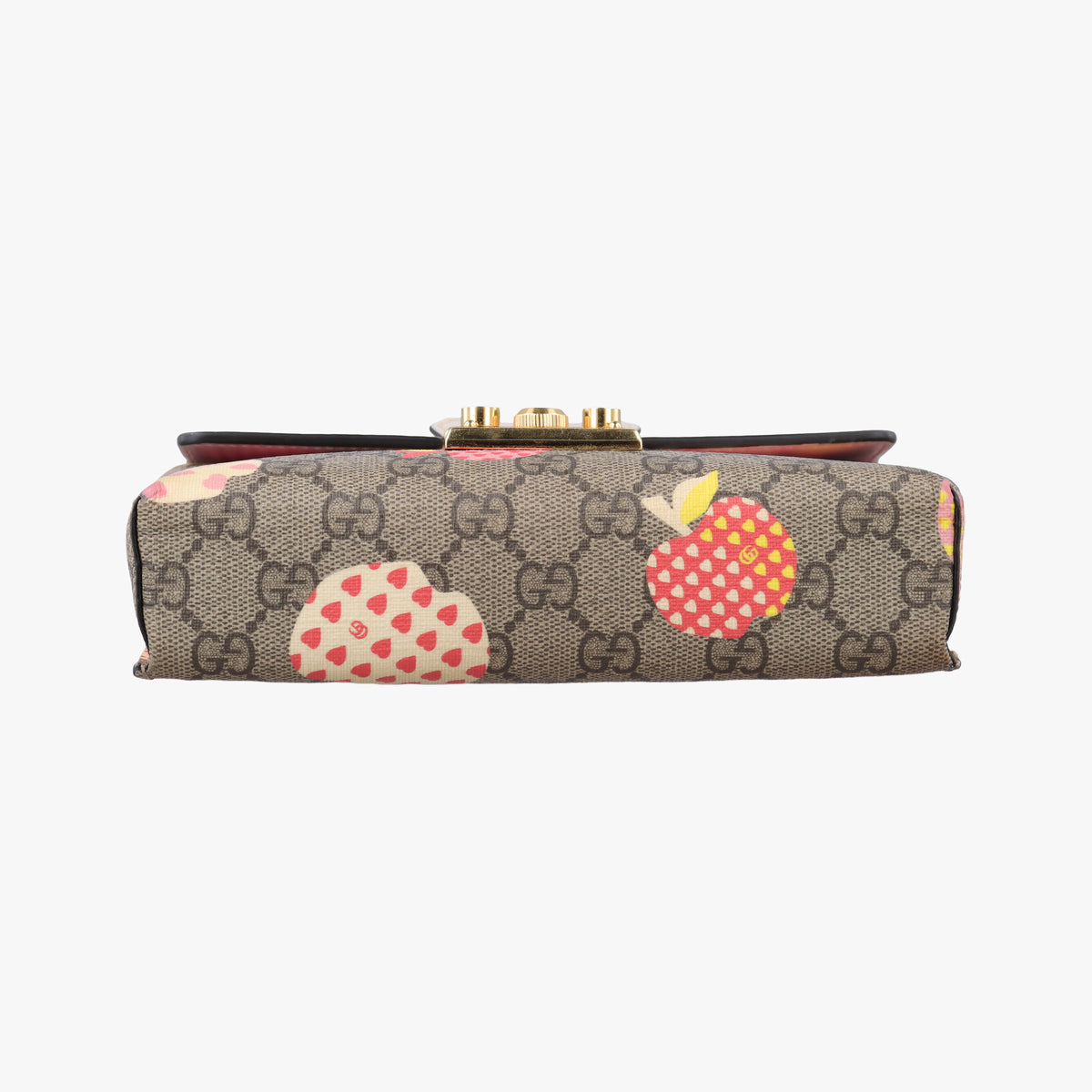 Vintage Gucci Padlock beige×Multicolour PVC coated canvas×Leather 652683 shoulderbag | stylenewstar