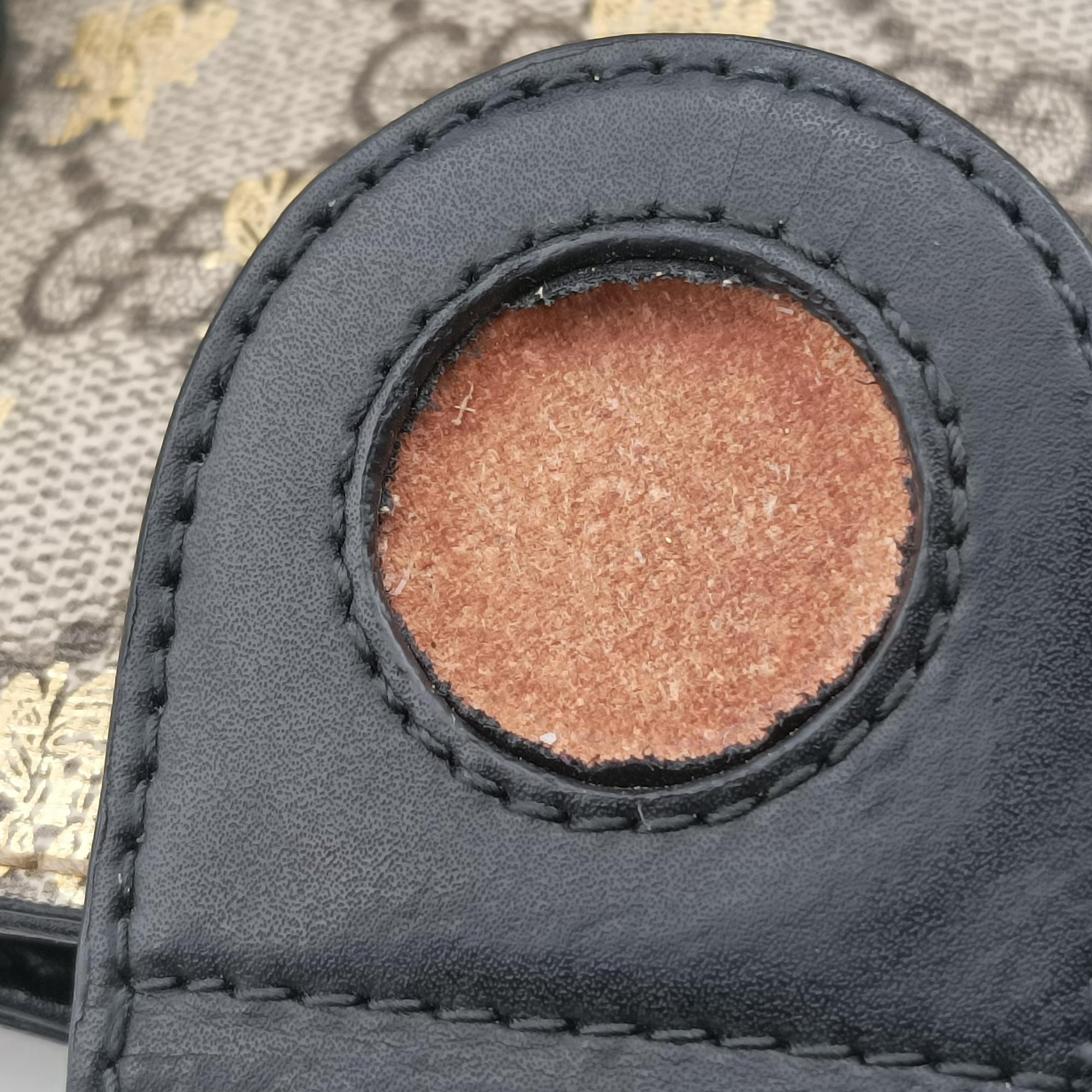 Secondhand Gucci GG Supreme Bosco PATCHED Black PVC coated canvas 473887 handbag | stylenewstar