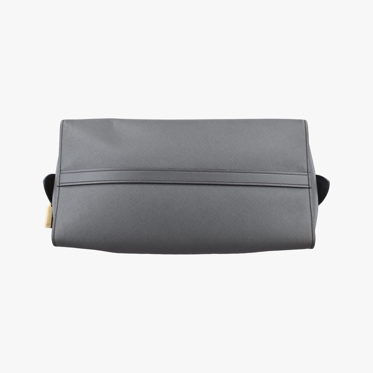 Secondhand Prada Esplanade Grey SAFFIANO Leather 1BA045 shoulderbag | stylenewstar
