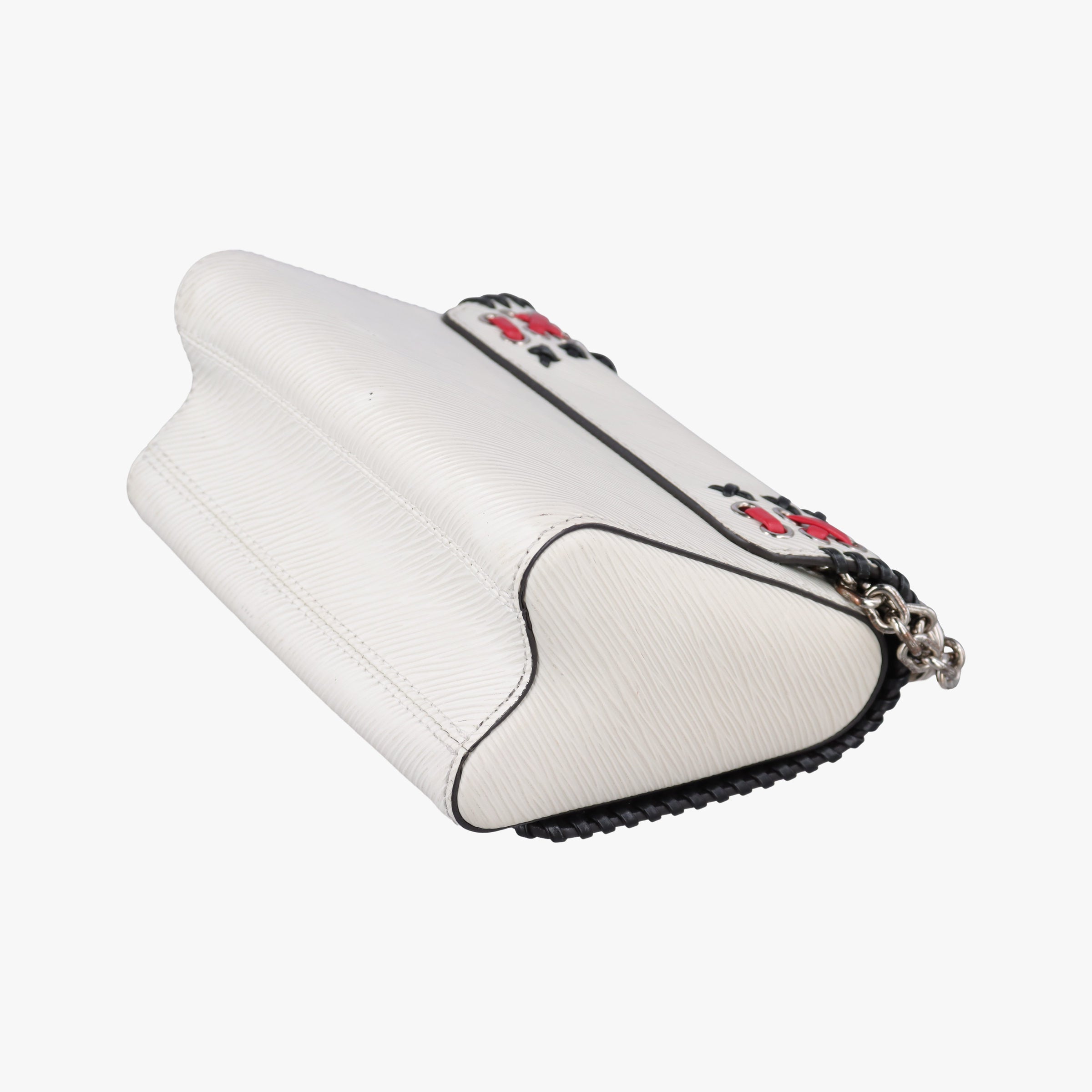 Pre-owned Louis Vuitton Twist PM White×Red×Black Epi M42777 shoulderbag | stylenewstar