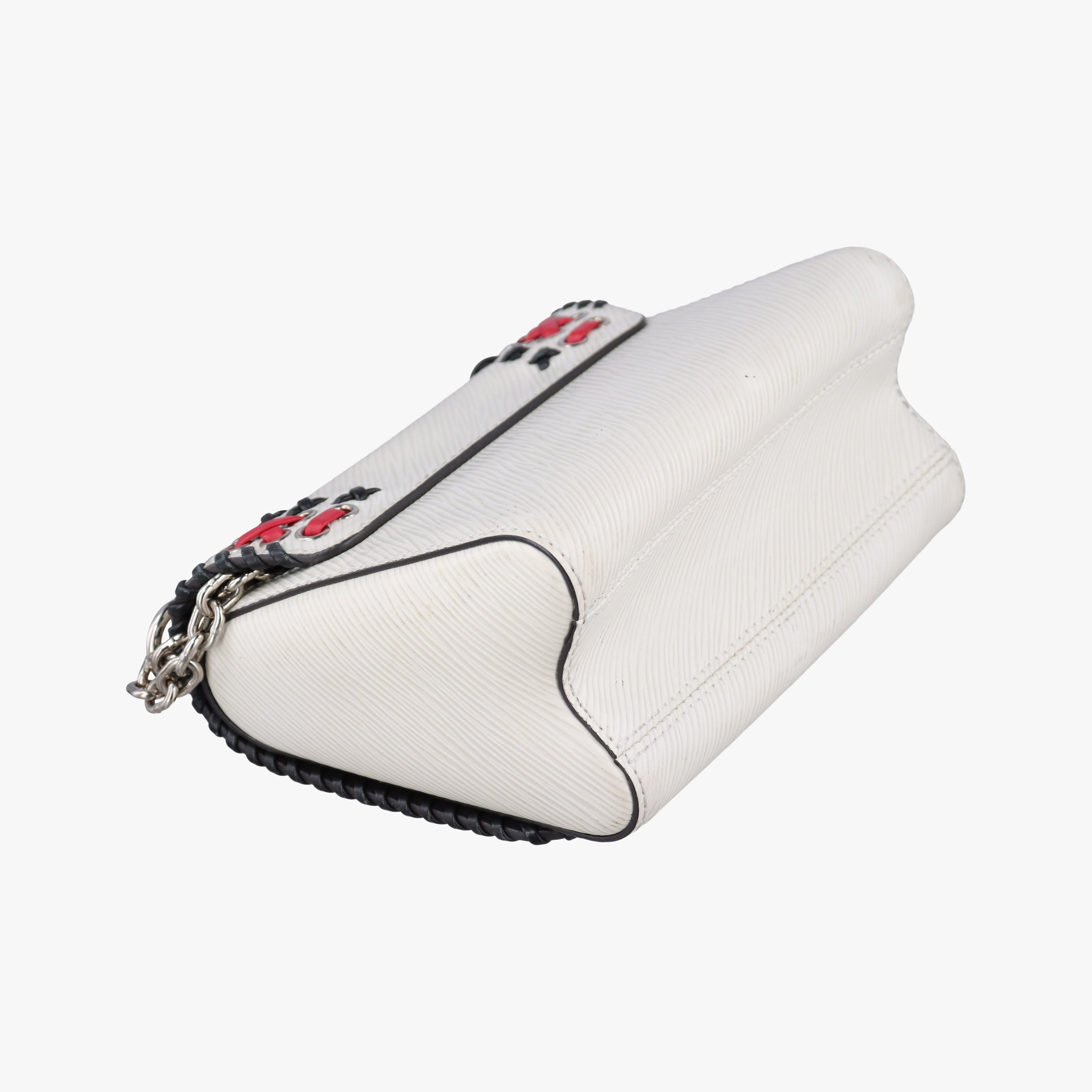 Pre-owned Louis Vuitton Twist PM White×Red×Black Epi M42777 shoulderbag | stylenewstar