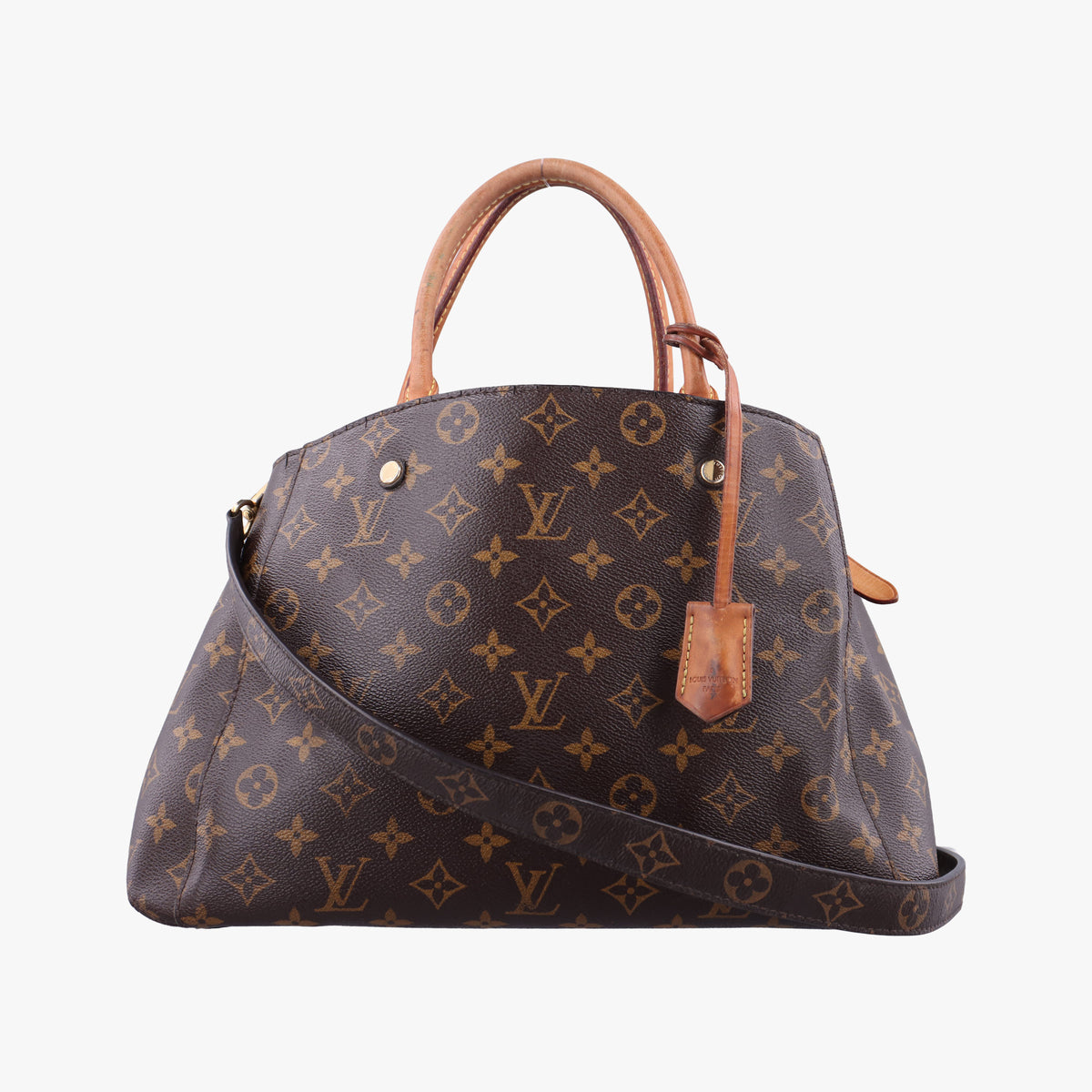 Pre-owned Louis Vuitton MONTAIGNE MM Brown Monogram Canvas M41056 shoulderbag | stylenewstar
