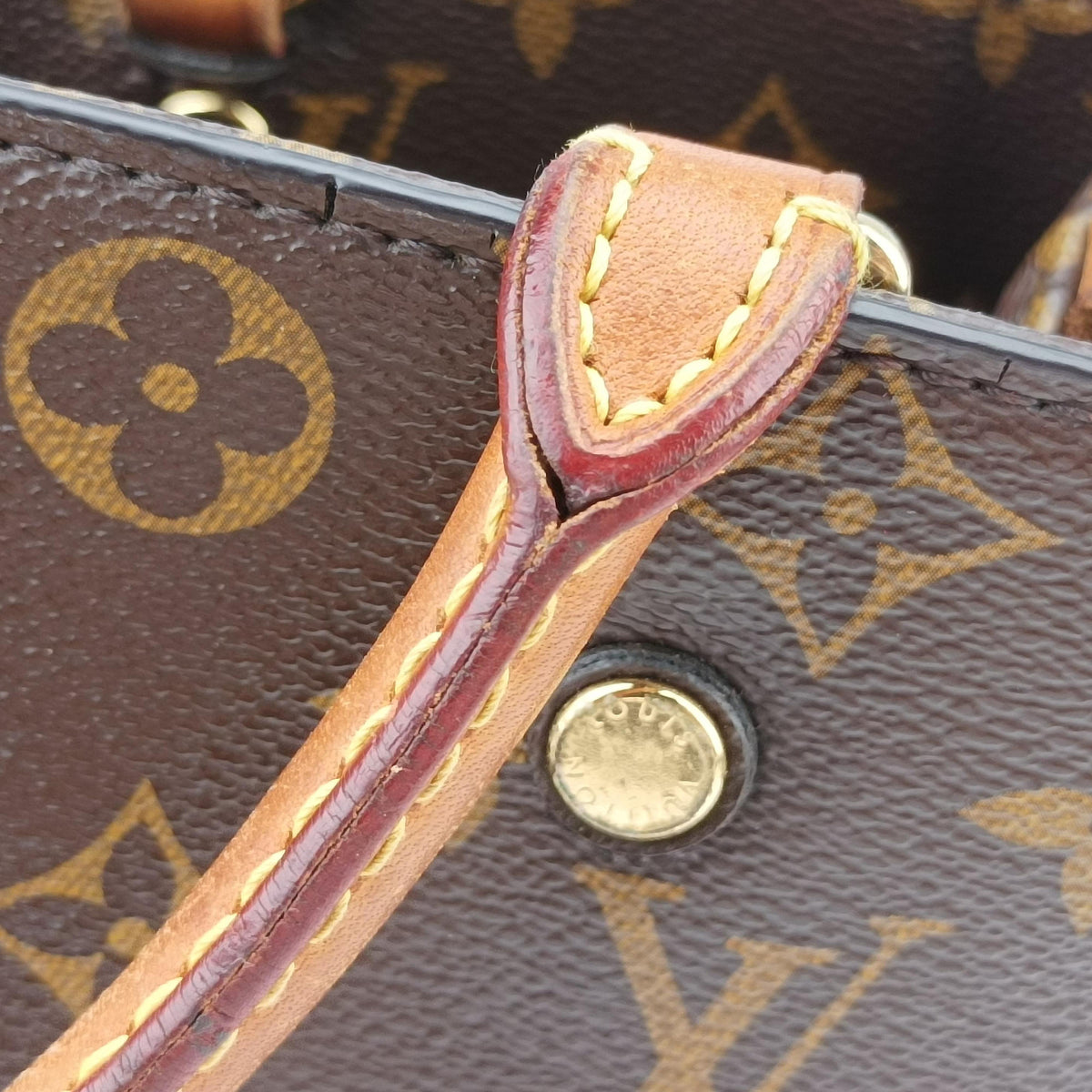 Pre-owned Louis Vuitton MONTAIGNE MM Brown Monogram Canvas M41056 shoulderbag | stylenewstar